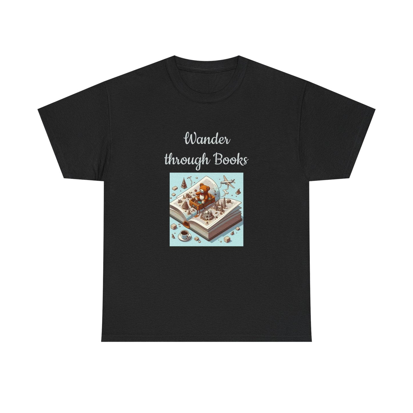 Wander - A Unisex Heavy Cotton Tee - Perfect Gift for Book Lovers - The Dreamer's Bookshop.