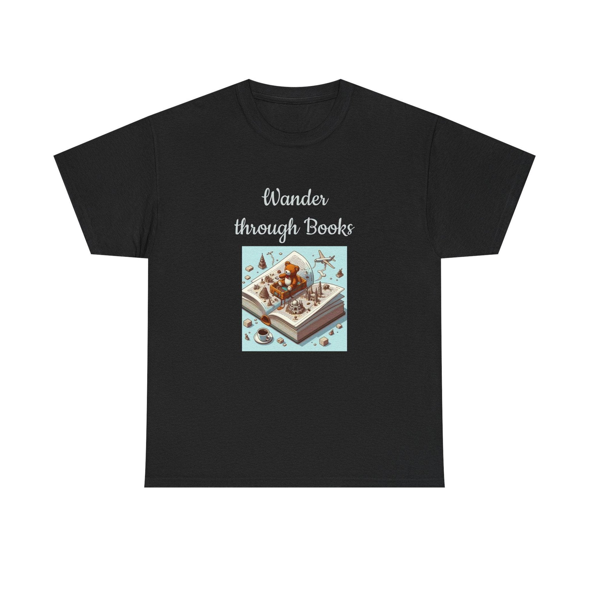 Wander - A Unisex Heavy Cotton Tee - Perfect Gift for Book Lovers - The Dreamer's Bookshop.