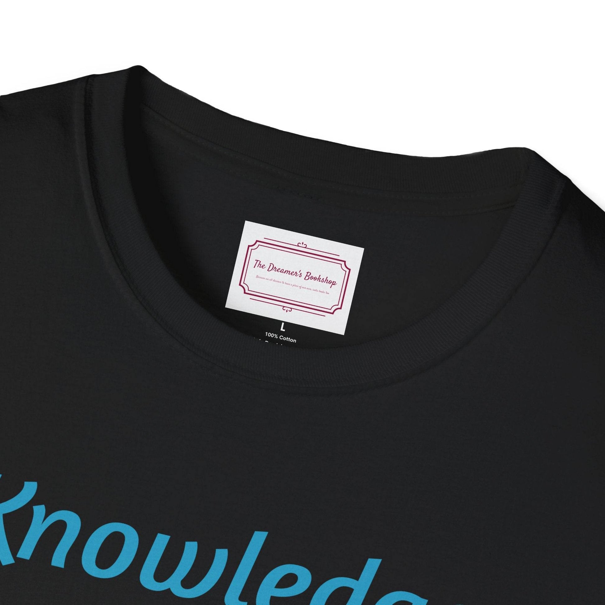 Knowledge Keeper Owl T-Shirt for Book Lovers - Proud Reader - The Dreamer's Bookshop.