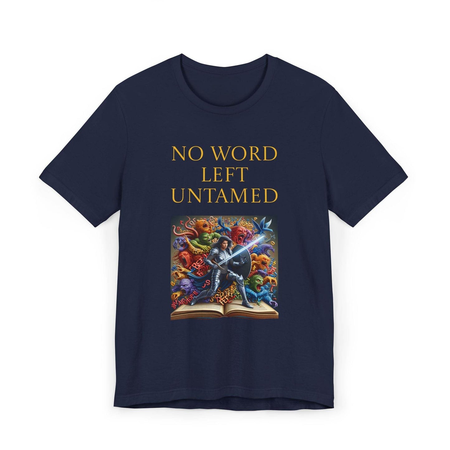 Unisex Jersey T-Shirt - No Word - The Dreamer's Bookshop.