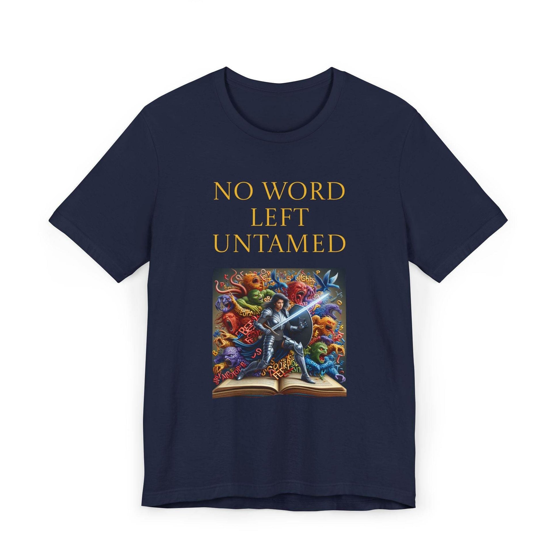 Unisex Jersey T-Shirt - No Word - The Dreamer's Bookshop.