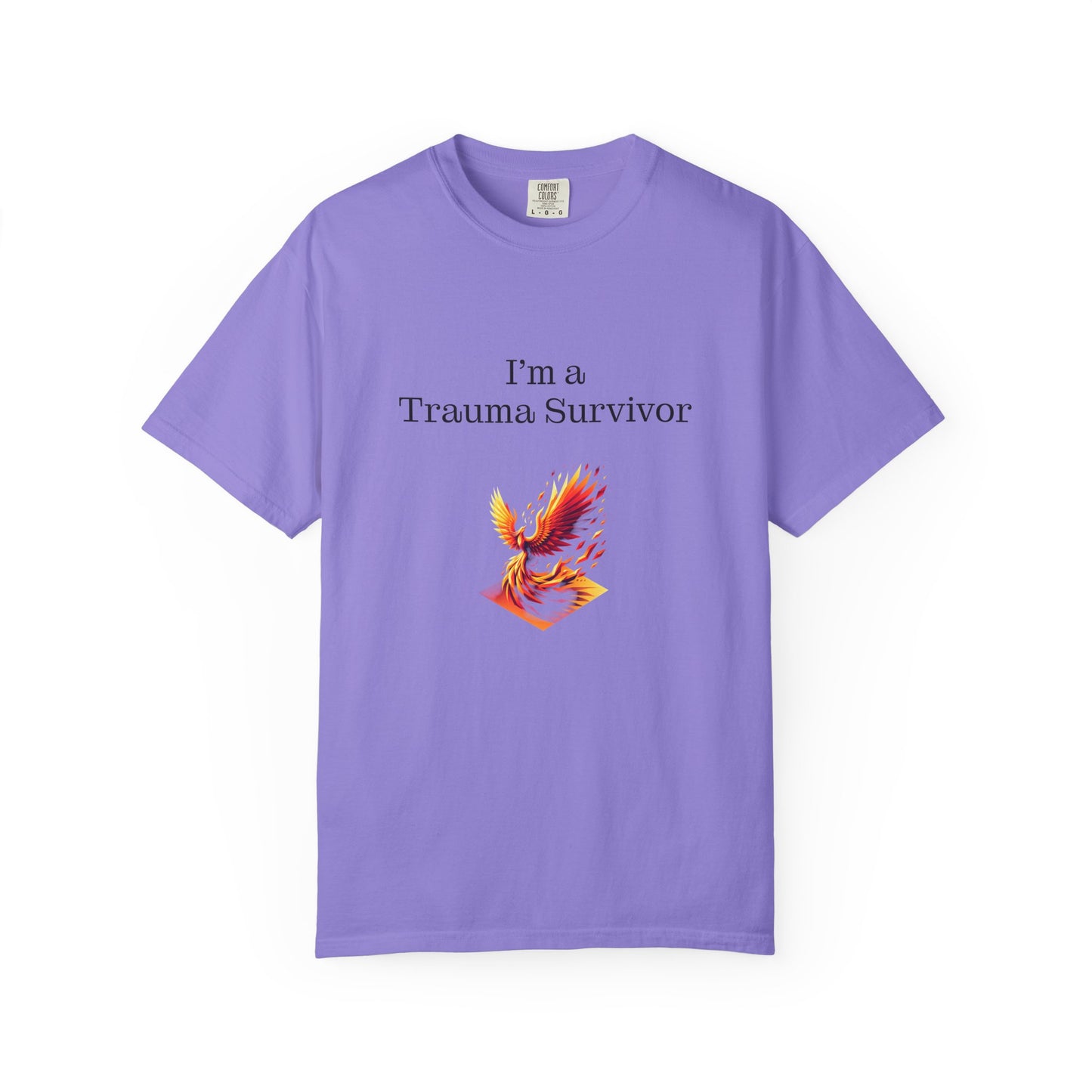 Trauma Survivor Unisex Garment-Dyed T-Shirt - Empowering Supportive Apparel