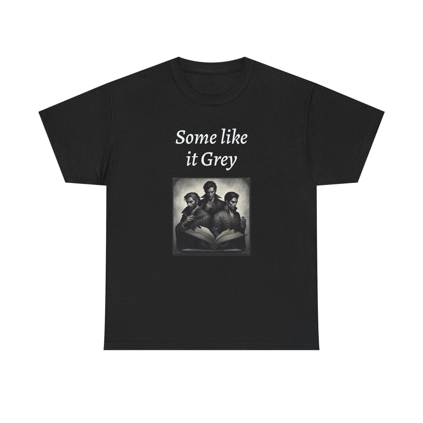 Like it Grey - Graphic Tee - Unisex Heavy Cotton T-Shirt for Book Lovers - The Dreamer's Bookshop.