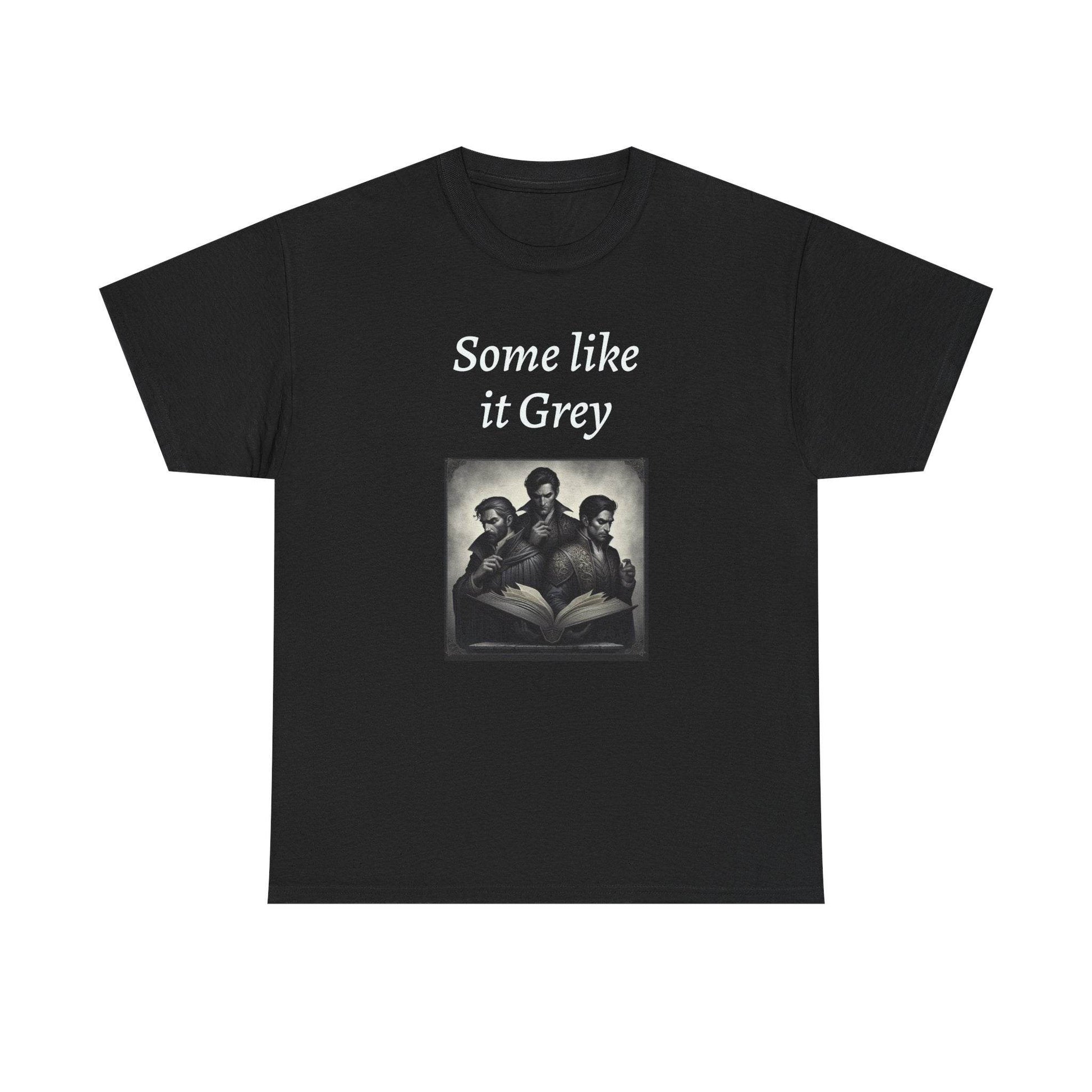 Like it Grey - Graphic Tee - Unisex Heavy Cotton T-Shirt for Book Lovers - The Dreamer's Bookshop.