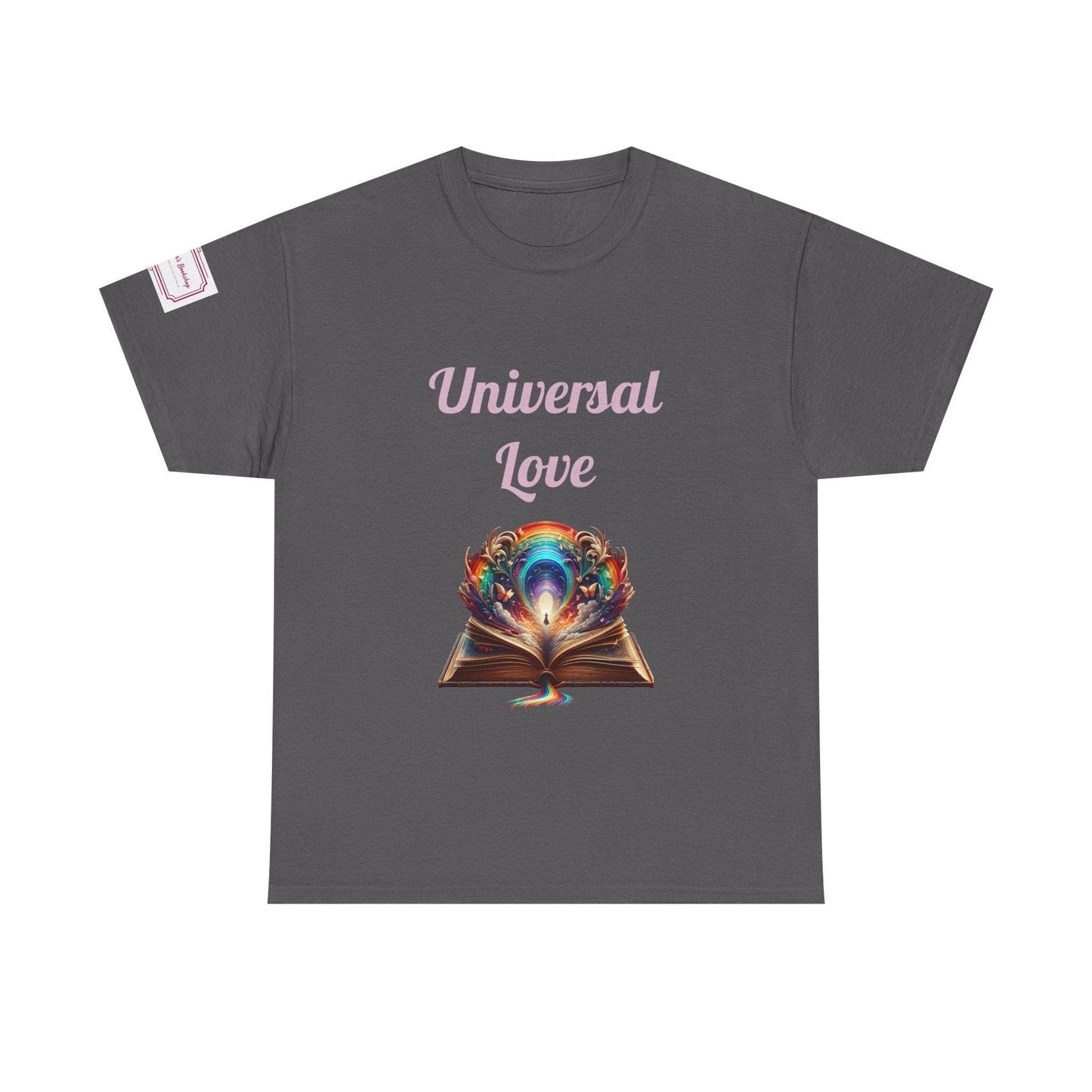 Universal Love - Graphic Unisex Heavy Cotton Tee - Queer Romance Books - The Dreamer's Bookshop.