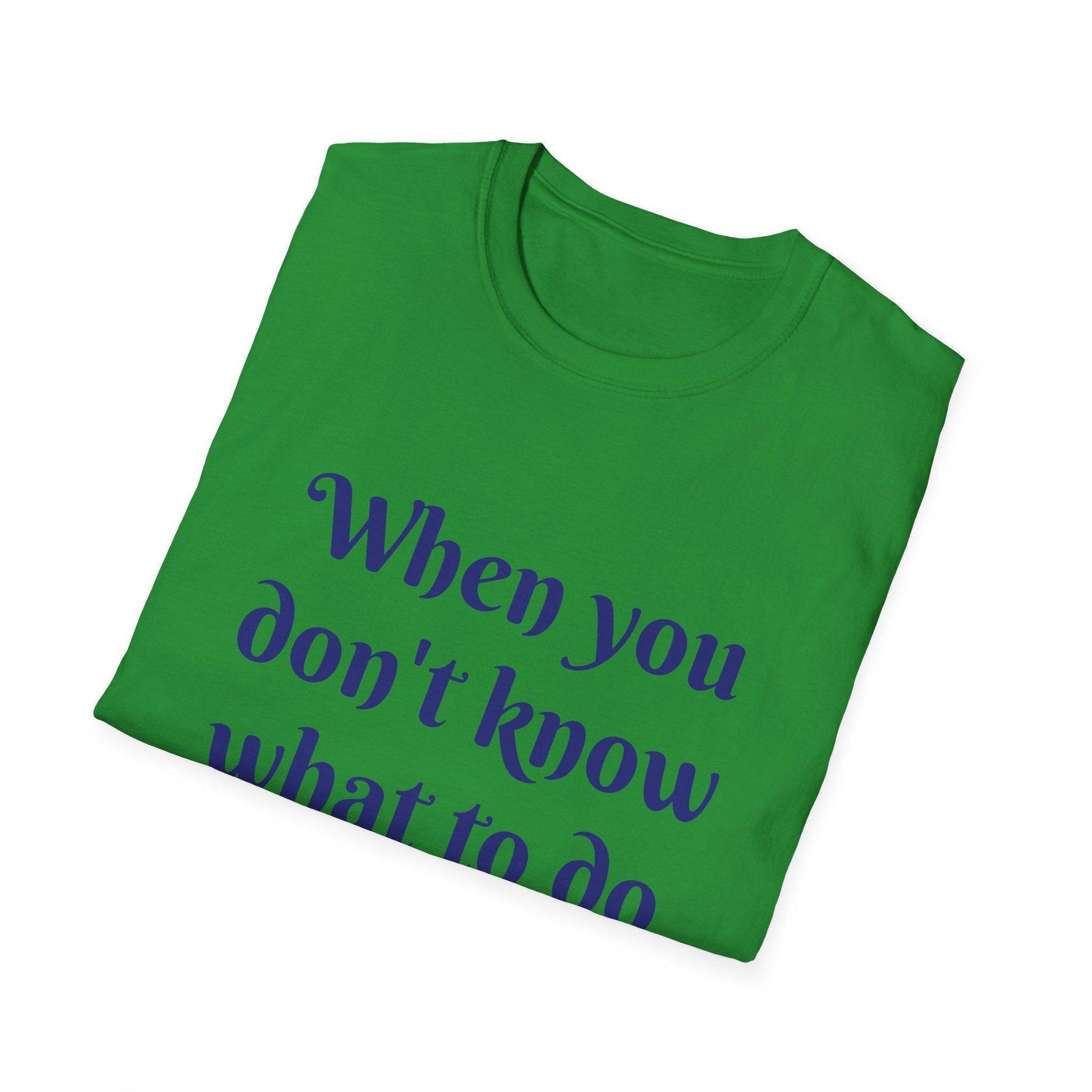 Inspirational Unisex Softstyle T-Shirt - 'Just Breathe' Motivational Design - The Dreamer's Bookshop.