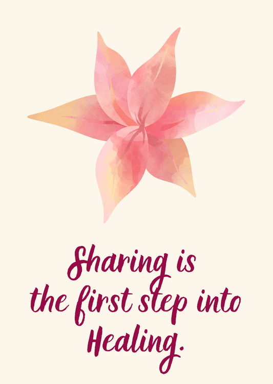 The Dreamer's Bookshop "Sharing" Love Yourself Card - The Dreamer's Bookshop.