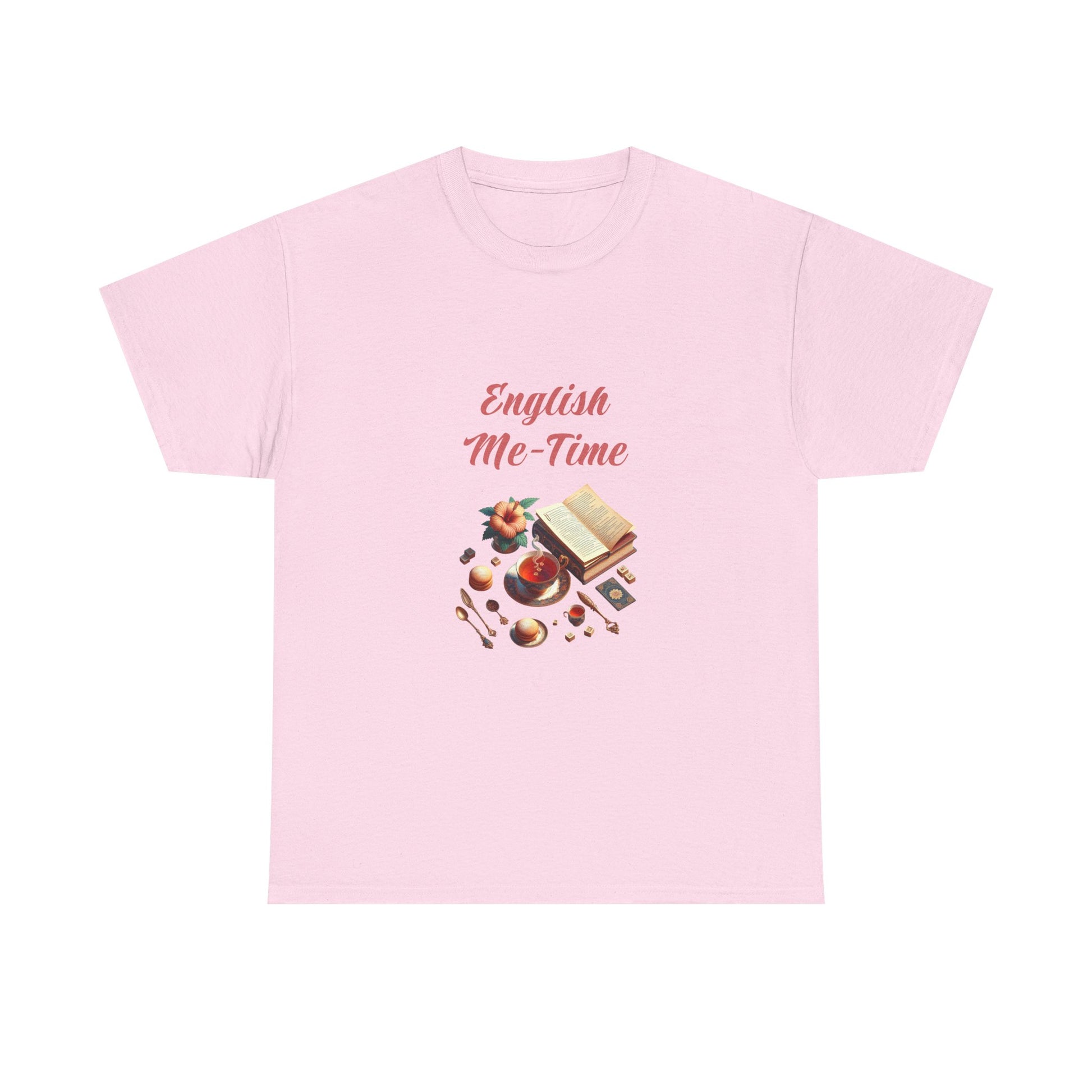 Book Lover's Unisex Heavy Cotton Tee - "Me-Time" - The Dreamer's Bookshop.