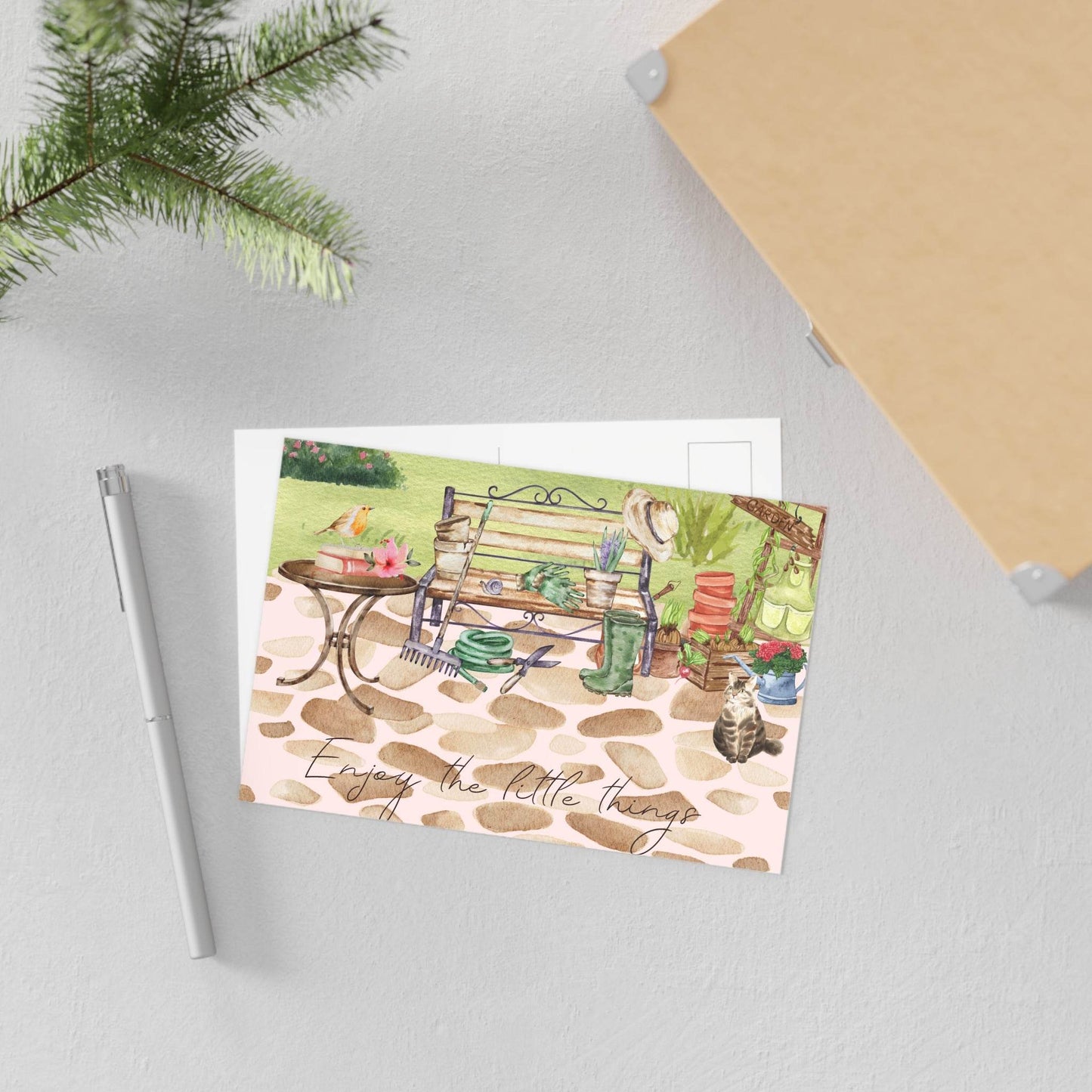 The Dreamer's Bookshop "Gardening" Enjoy the Little Things Card - The Dreamer's Bookshop.