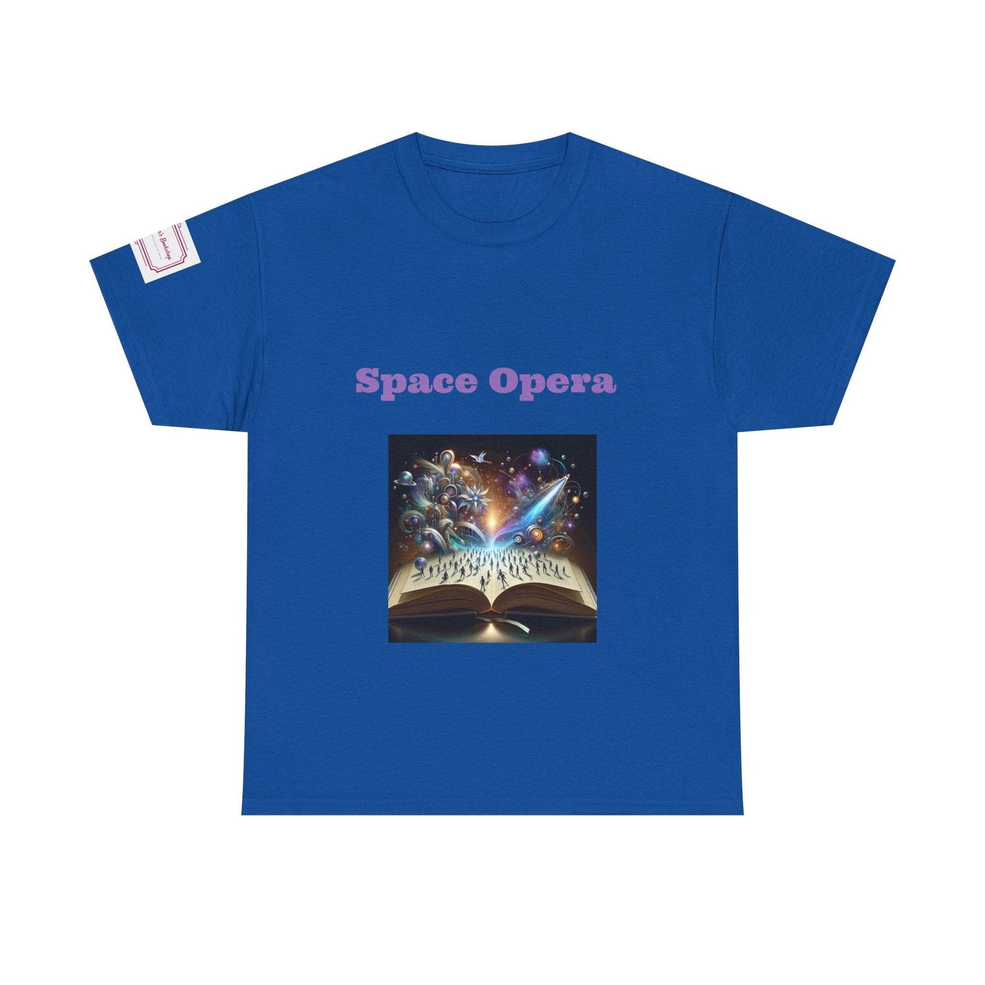 Space Opera - Unisex Heavy Cotton Tee - Sci-Fi Books - The Dreamer's Bookshop.
