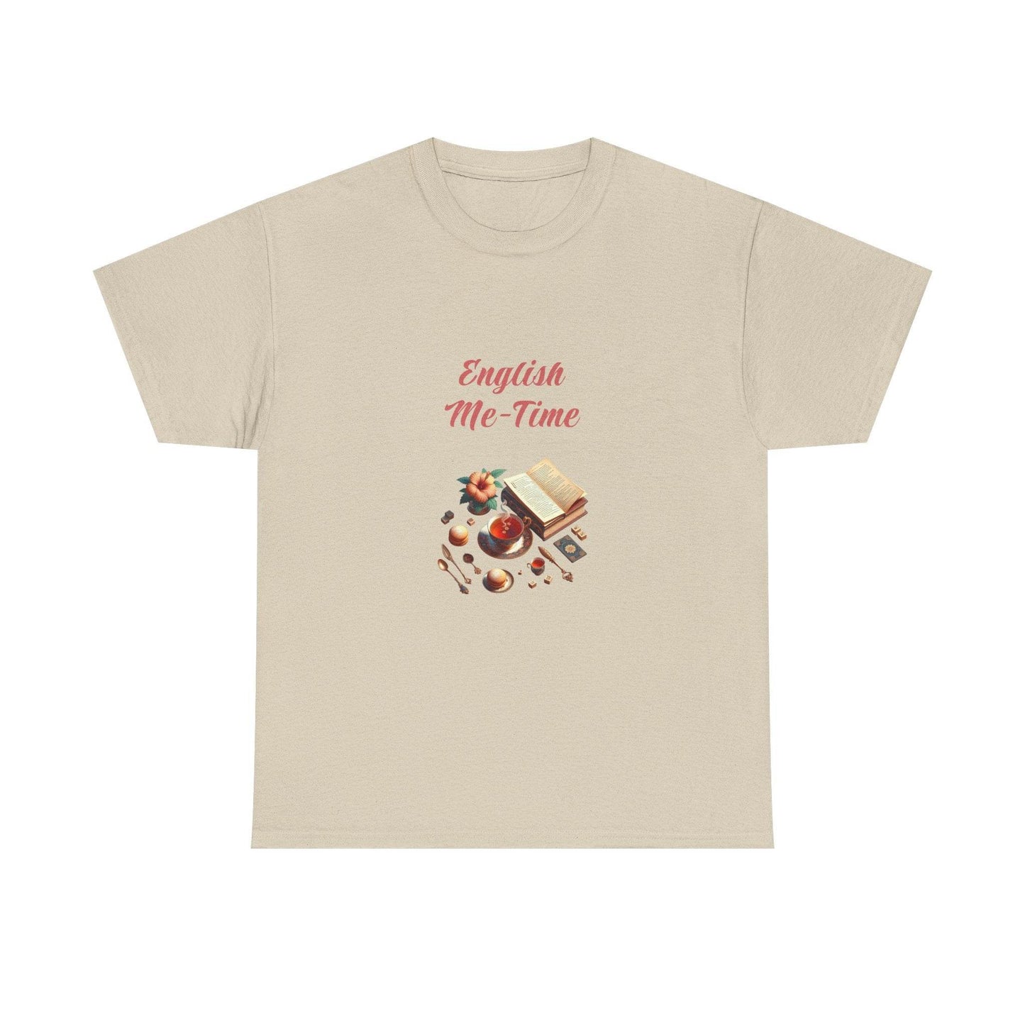 English Me-Time - A Unisex Heavy Cotton Tee - Perfect for Book Lovers - The Dreamer's Bookshop.