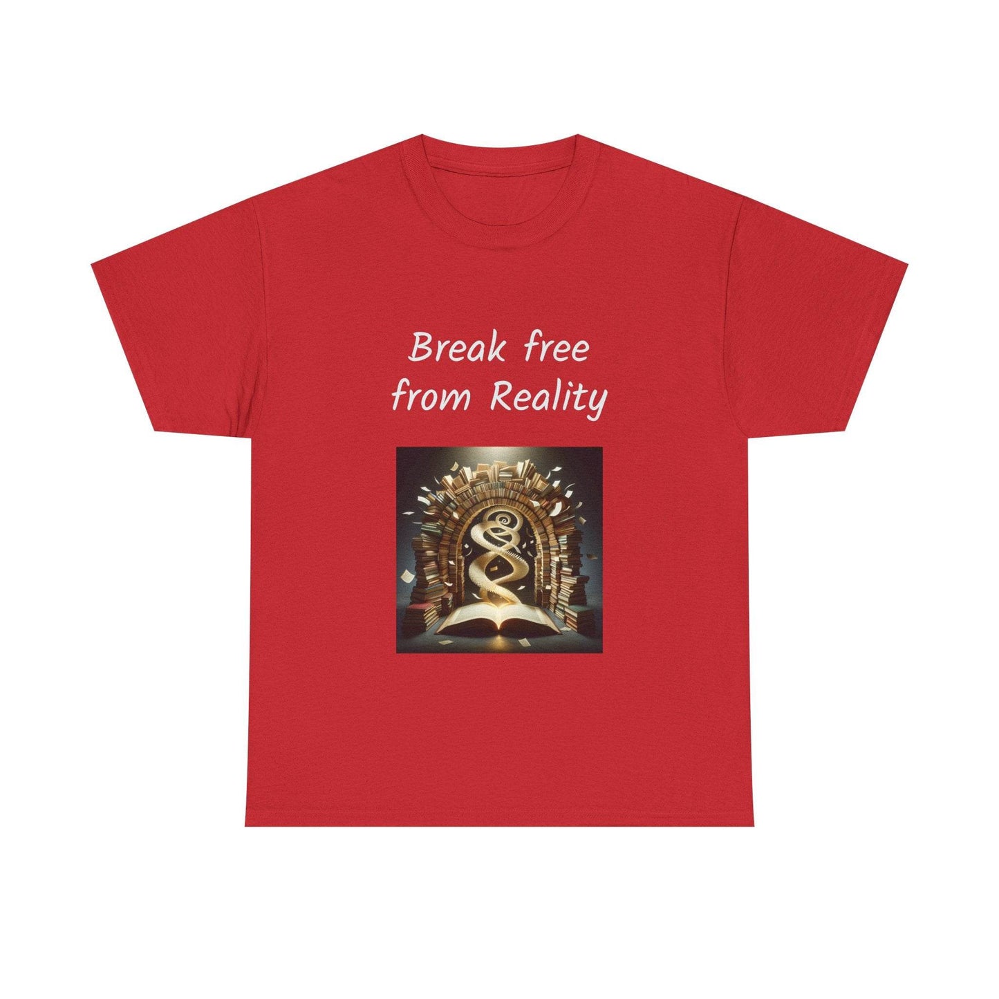 Break Free - Unisex Heavy Cotton Tee - Book Lovers - The Dreamer's Bookshop.
