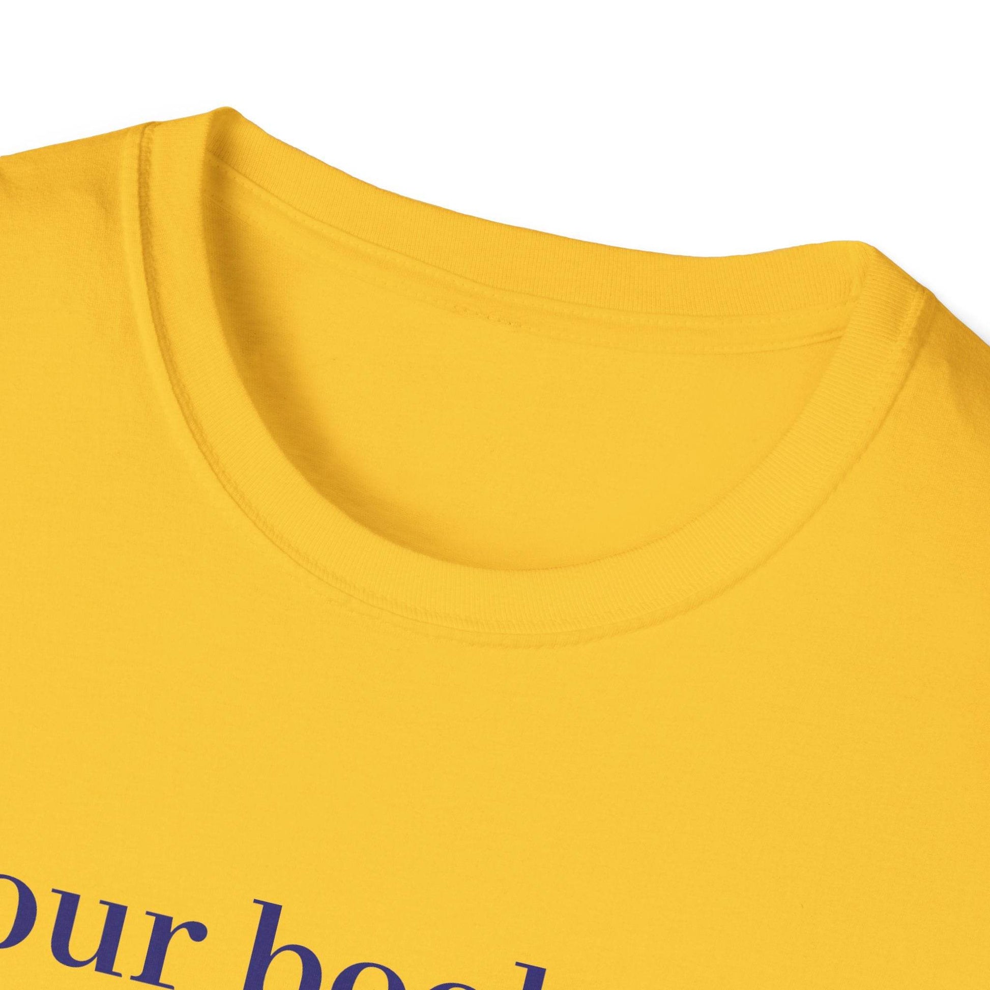 Inspirational Unisex Softstyle T-Shirt - 'In our bookshop' Motivational Design - The Dreamer's Bookshop.