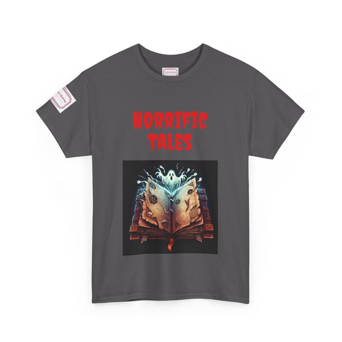 Horrific Tales - Unisex Heavy Cotton Tee - Perfect for Book Lovers - The Dreamer's Bookshop.