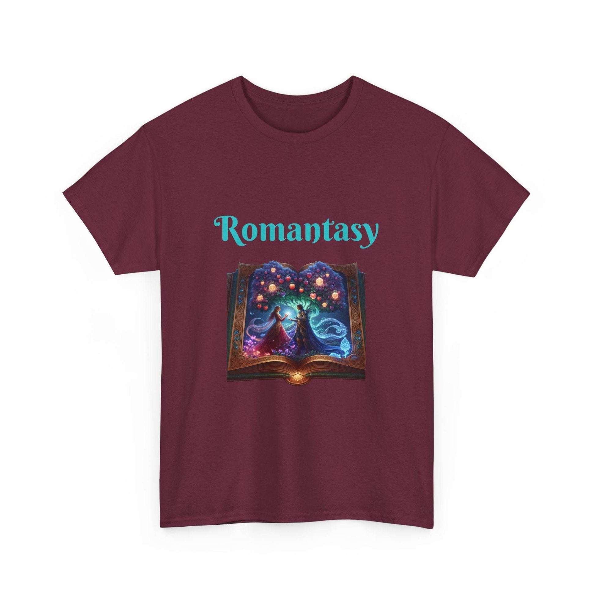 Fantasy - Graphic Tee - Unisex Heavy Cotton T-Shirt Romantasy Books - The Dreamer's Bookshop.