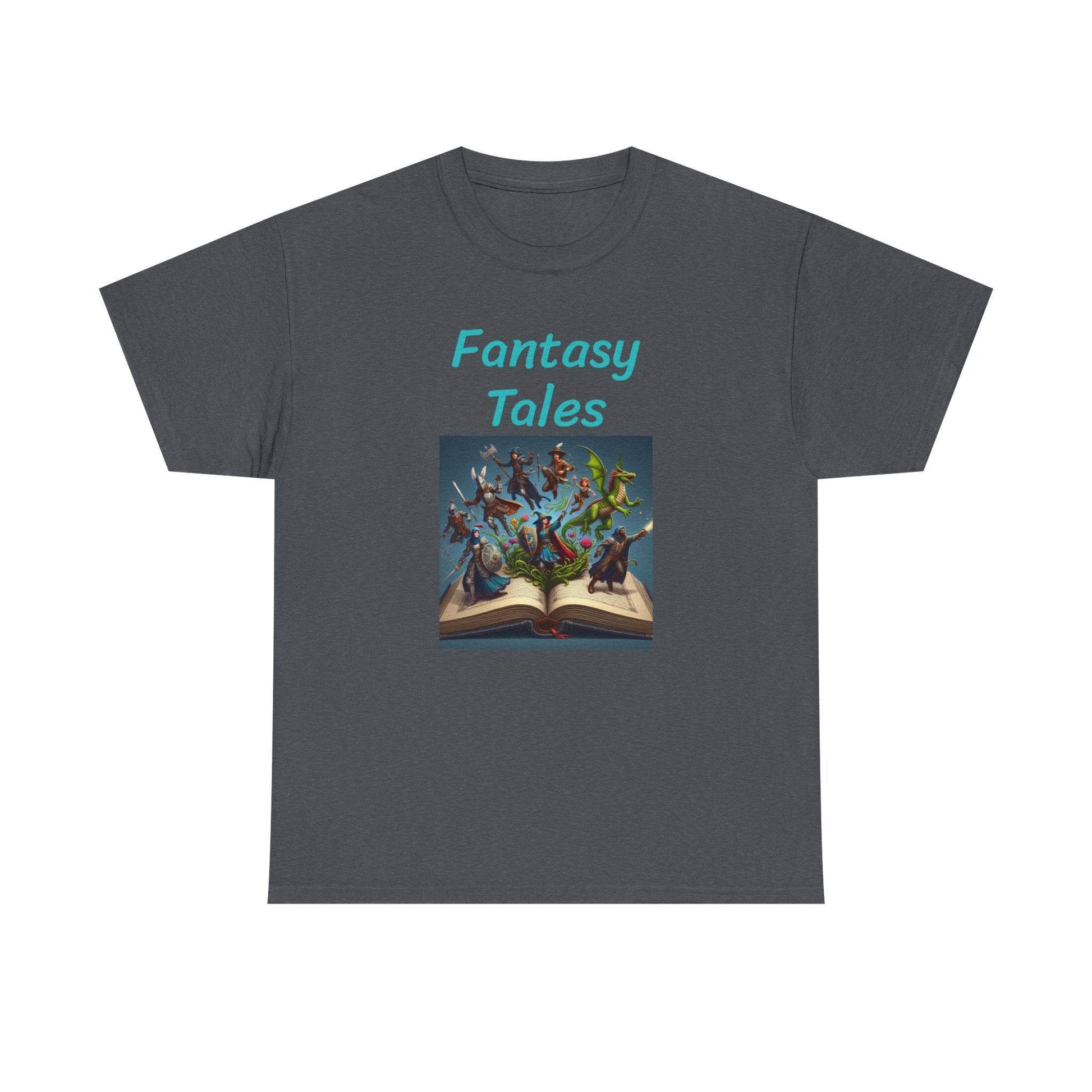 Magic - Graphic Tee - Unisex Heavy Cotton T-Shirt - Fantasy Tales - The Dreamer's Bookshop.