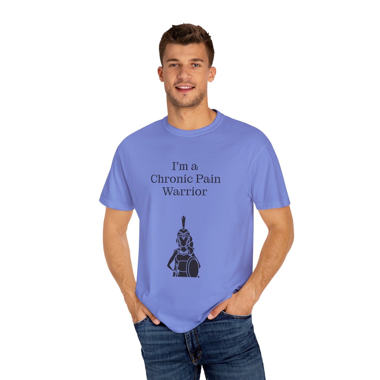 Chronic Pain Warrior Unisex Garment-Dyed T-Shirt - Empowering Supportive Apparel