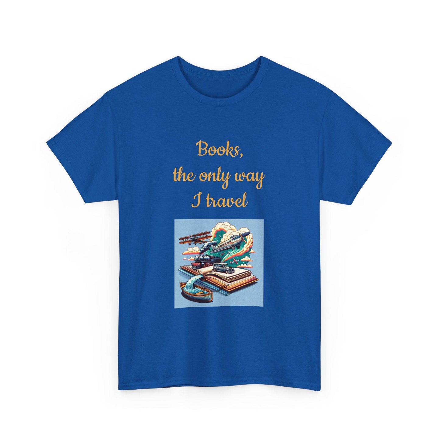 Travel -A Unisex Heavy Cotton Tee - Perfect for Book Lovers - The Dreamer's Bookshop.