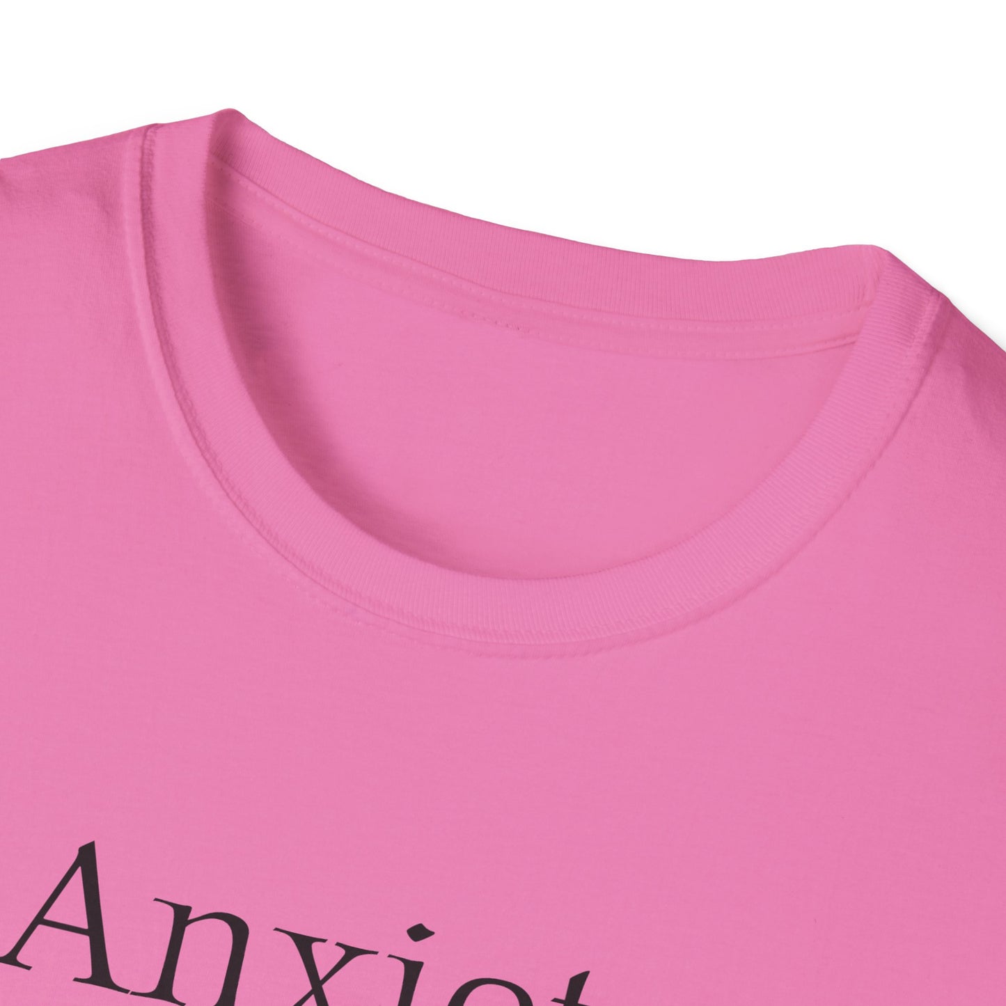 Anxiety Warrior Unisex Softstyle T-Shirt - Empowering Battle Against Mental Health