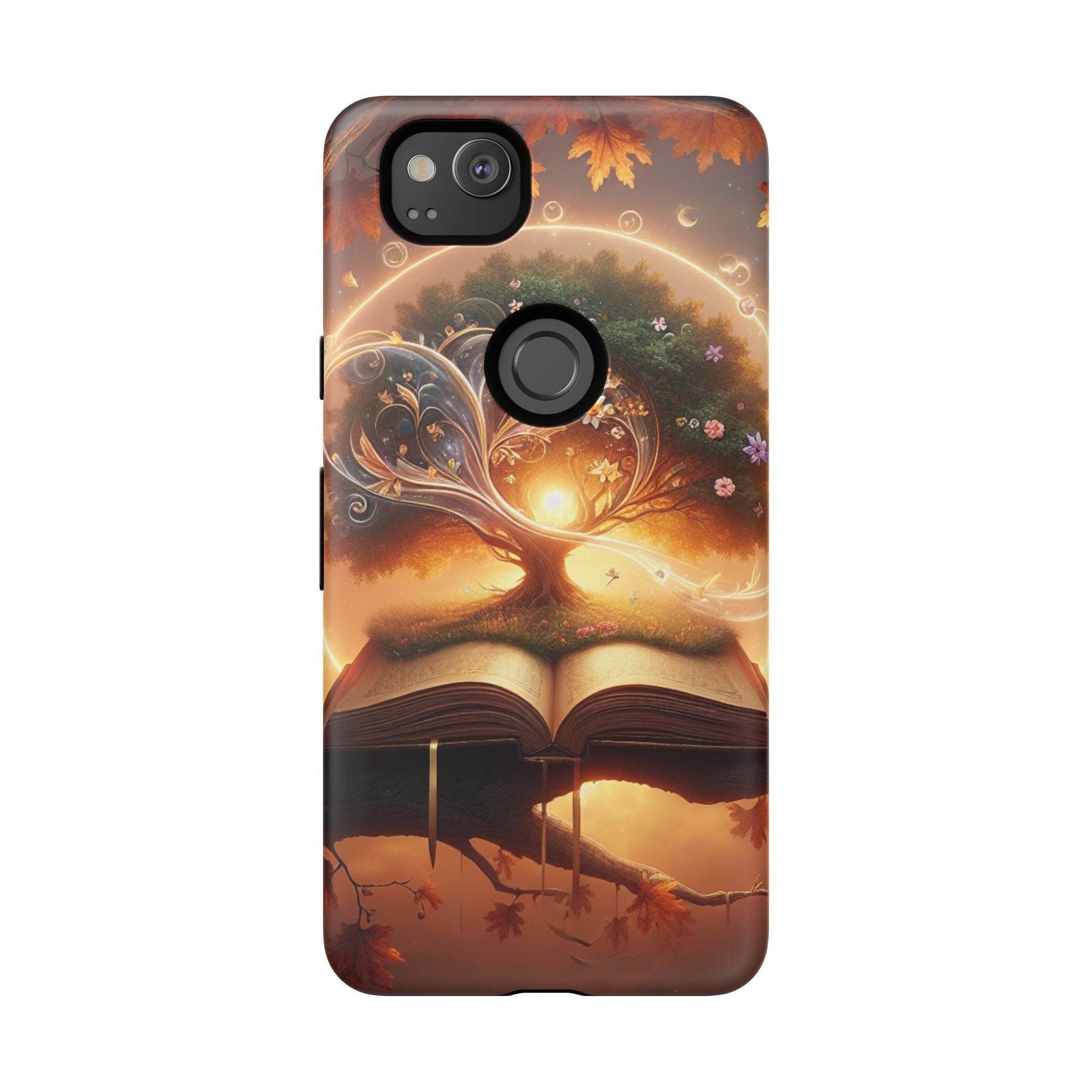 Google & Samsung - Artistic Phone Case with BookishTree Design - Tough Cases - The Dreamer's Bookshop.