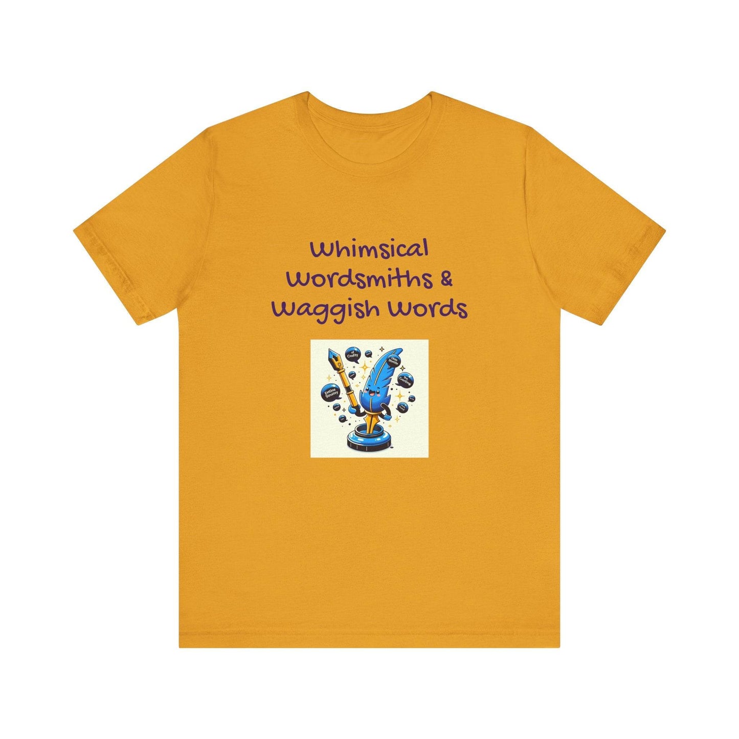 Whimsical Wordsmith Unisex Jersey Tee - Fun Graphic for Writers & Word Lovers - The Dreamer's Bookshop.