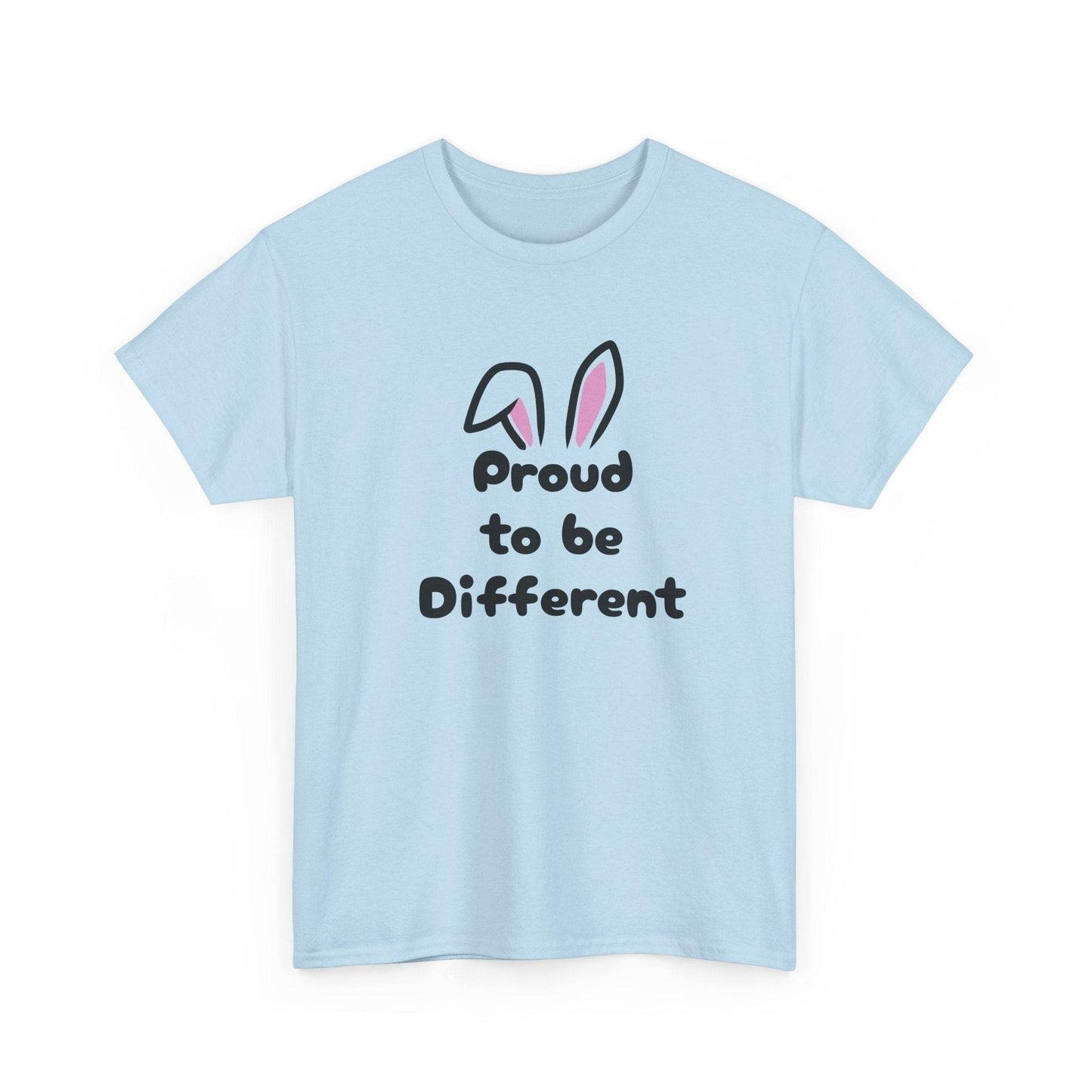 Proud to be Different Unisex Heavy Cotton Tee - Celebrate Individuality & Self-Expression - The Dreamer's Bookshop.
