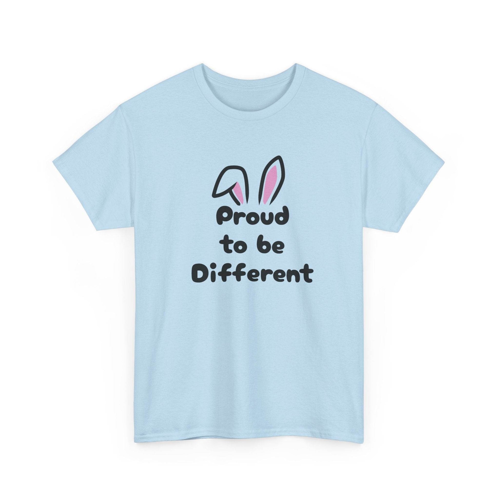 Proud to be Different Unisex Heavy Cotton Tee - Celebrate Individuality & Self-Expression - The Dreamer's Bookshop.