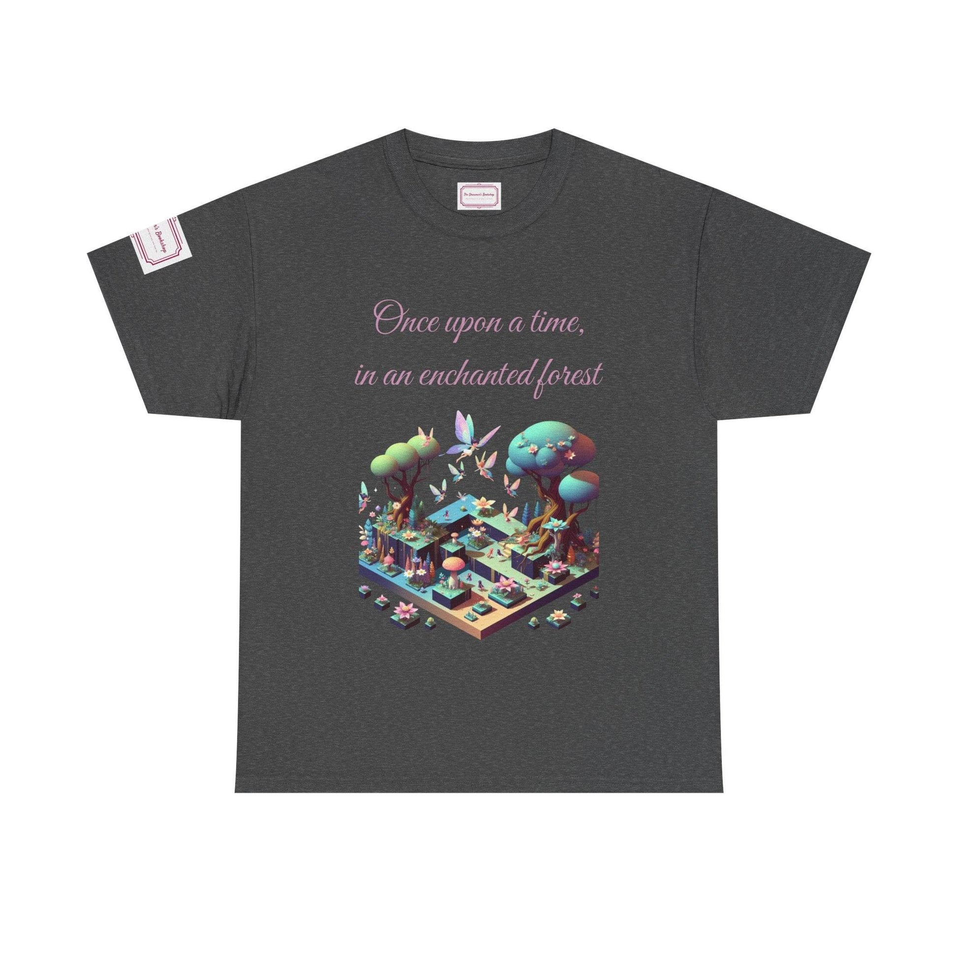 Enchanted Forest - Unisex Heavy Cotton Tee - Perfect for Book Lovers - The Dreamer's Bookshop.