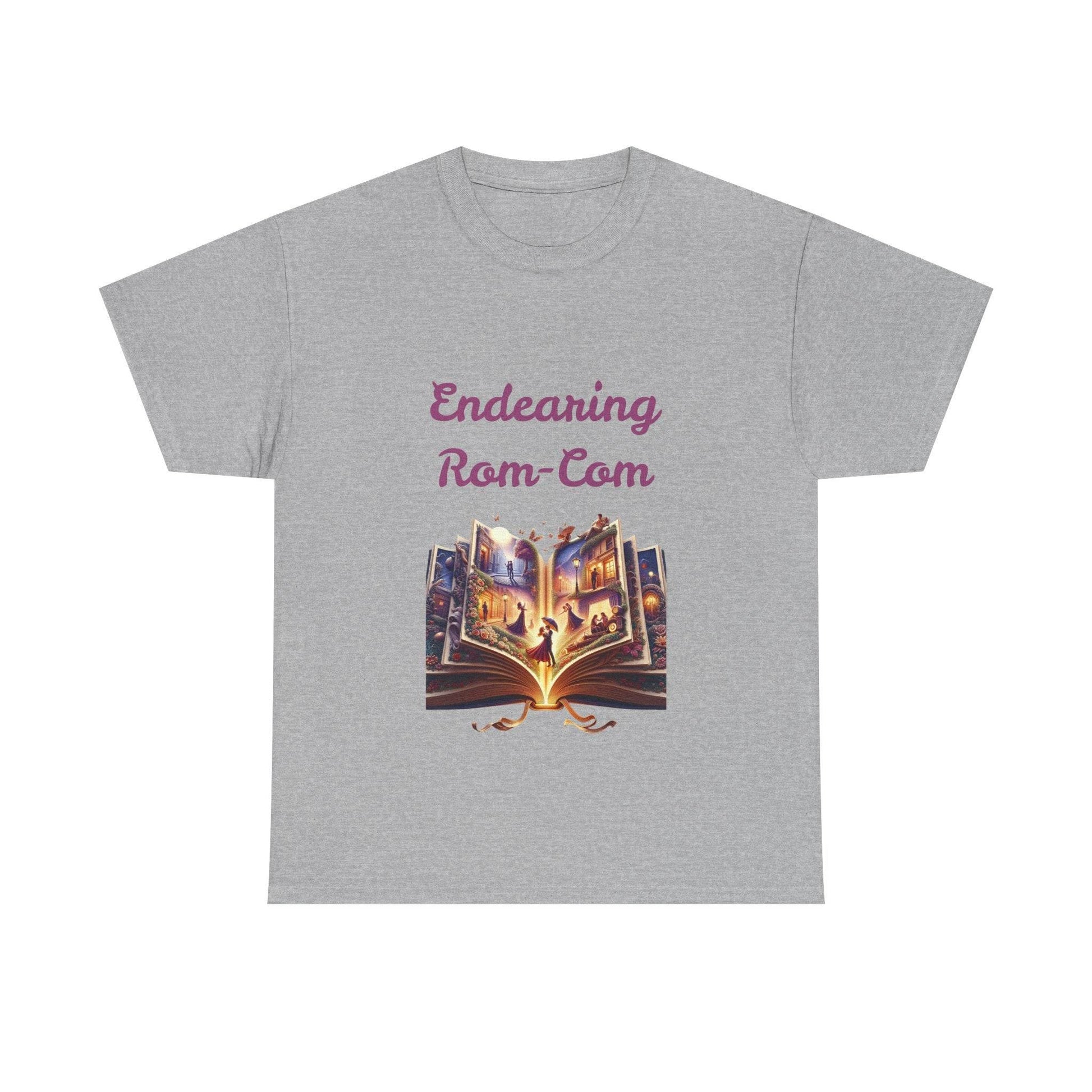 Endearing - Unisex Heavy Cotton Tee - Rom-Com Books - The Dreamer's Bookshop.