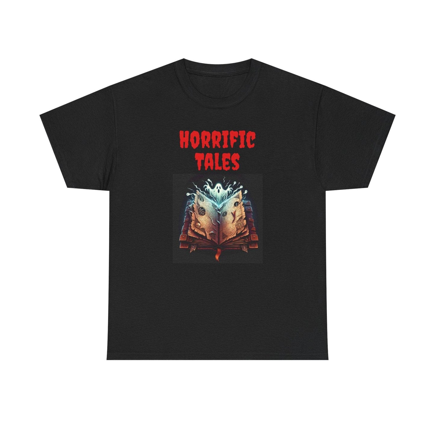 Horrific Tales - A Unisex Heavy Cotton Tee - Perfect Gift for Book Lovers - The Dreamer's Bookshop.
