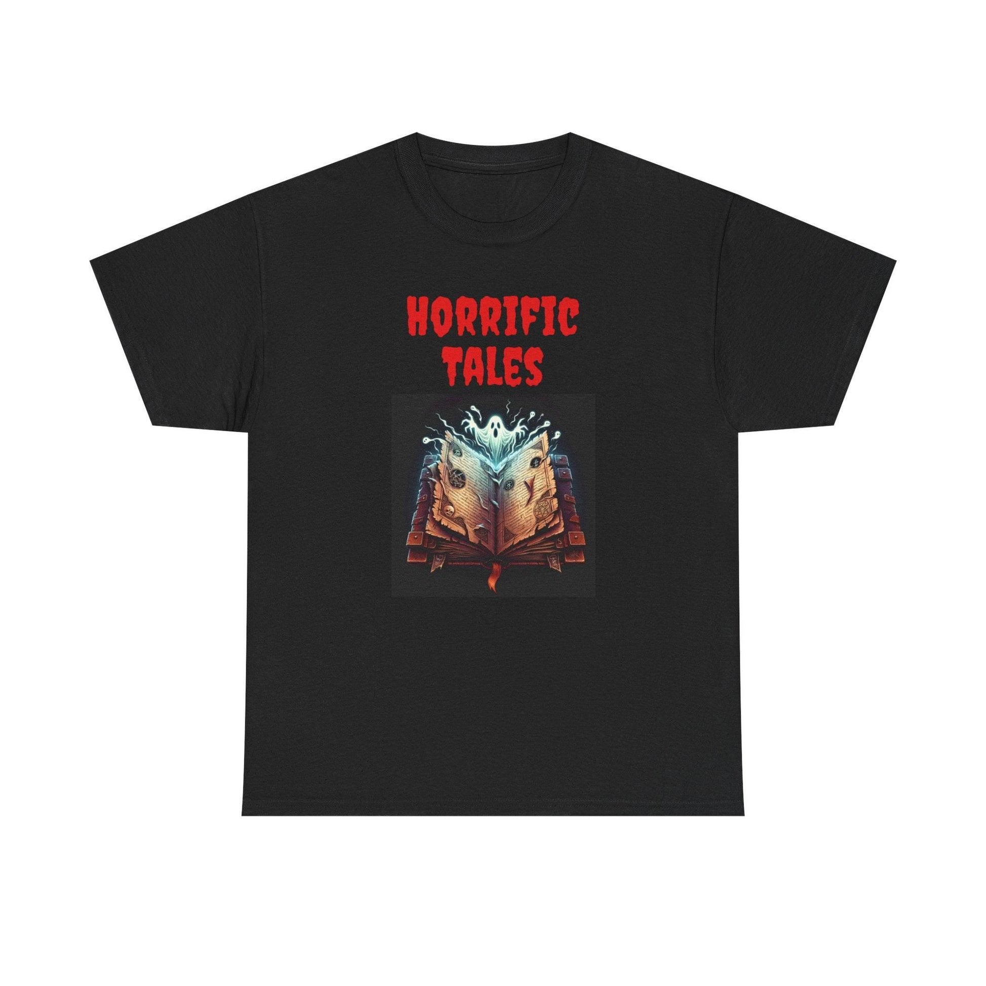 Horrific Tales - A Unisex Heavy Cotton Tee - Perfect Gift for Book Lovers - The Dreamer's Bookshop.