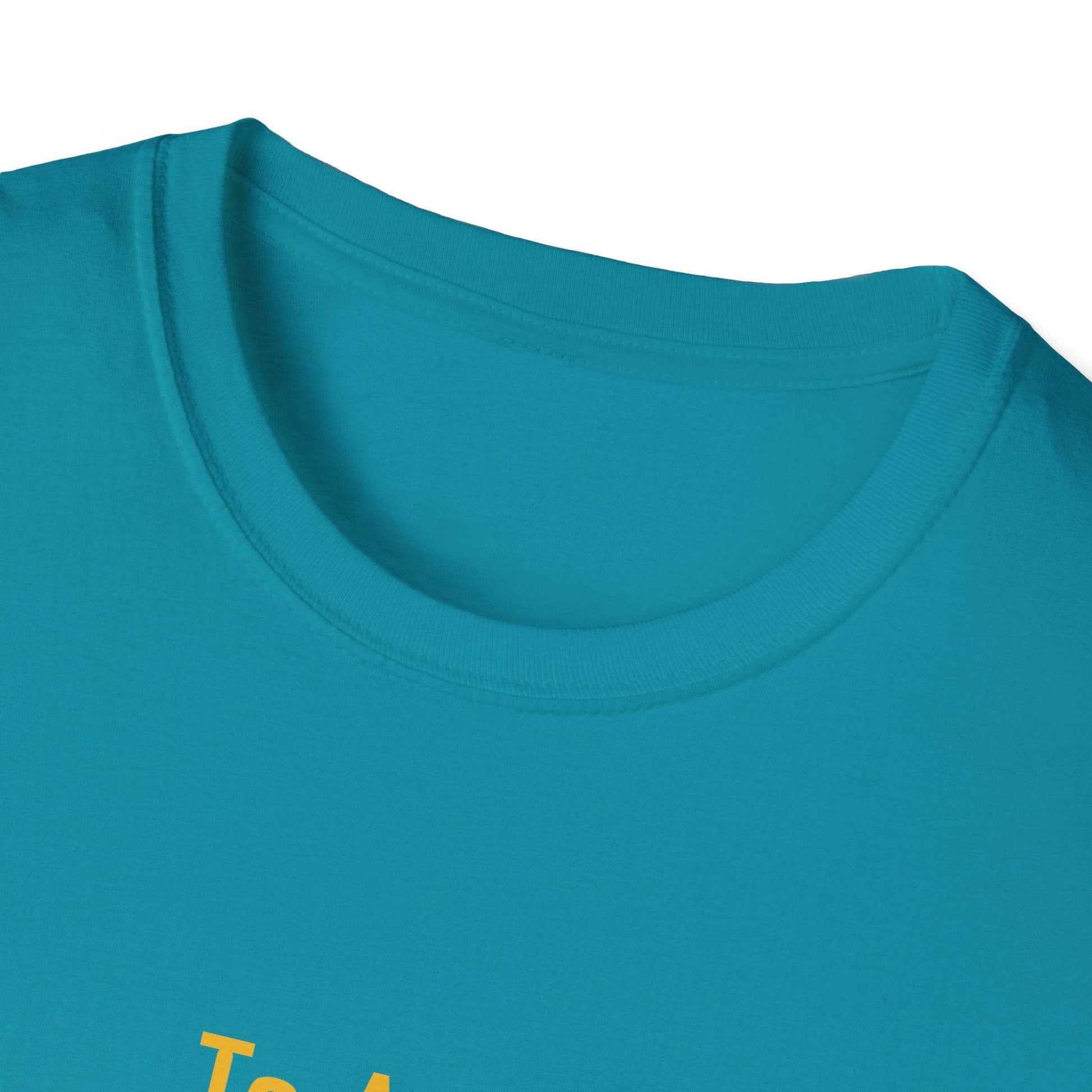 Inspirational Unisex Softstyle T-Shirt - 'To Ask' Philosophical Design - The Dreamer's Bookshop.