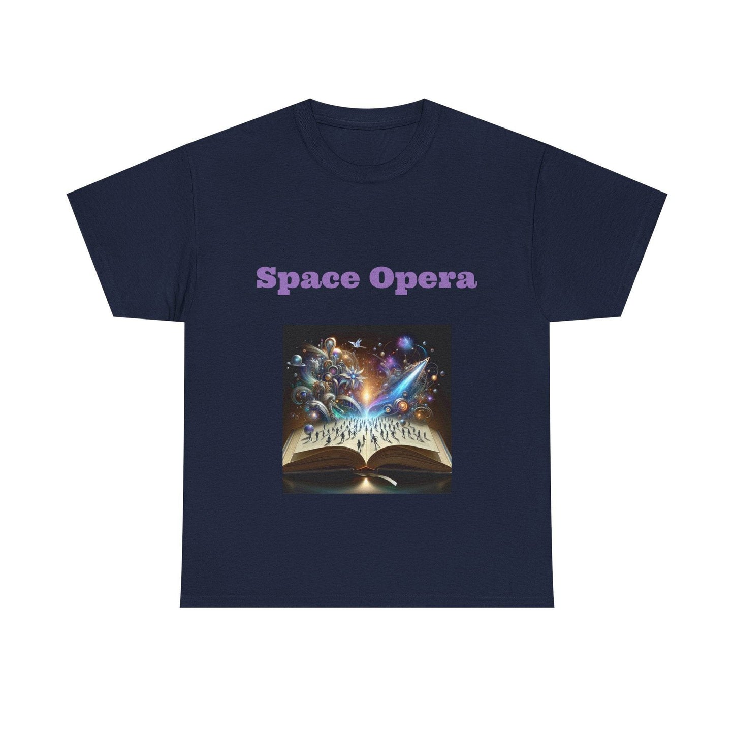 Space Opera - Unisex Heavy Cotton Tee - Sci-Fi Books - The Dreamer's Bookshop.