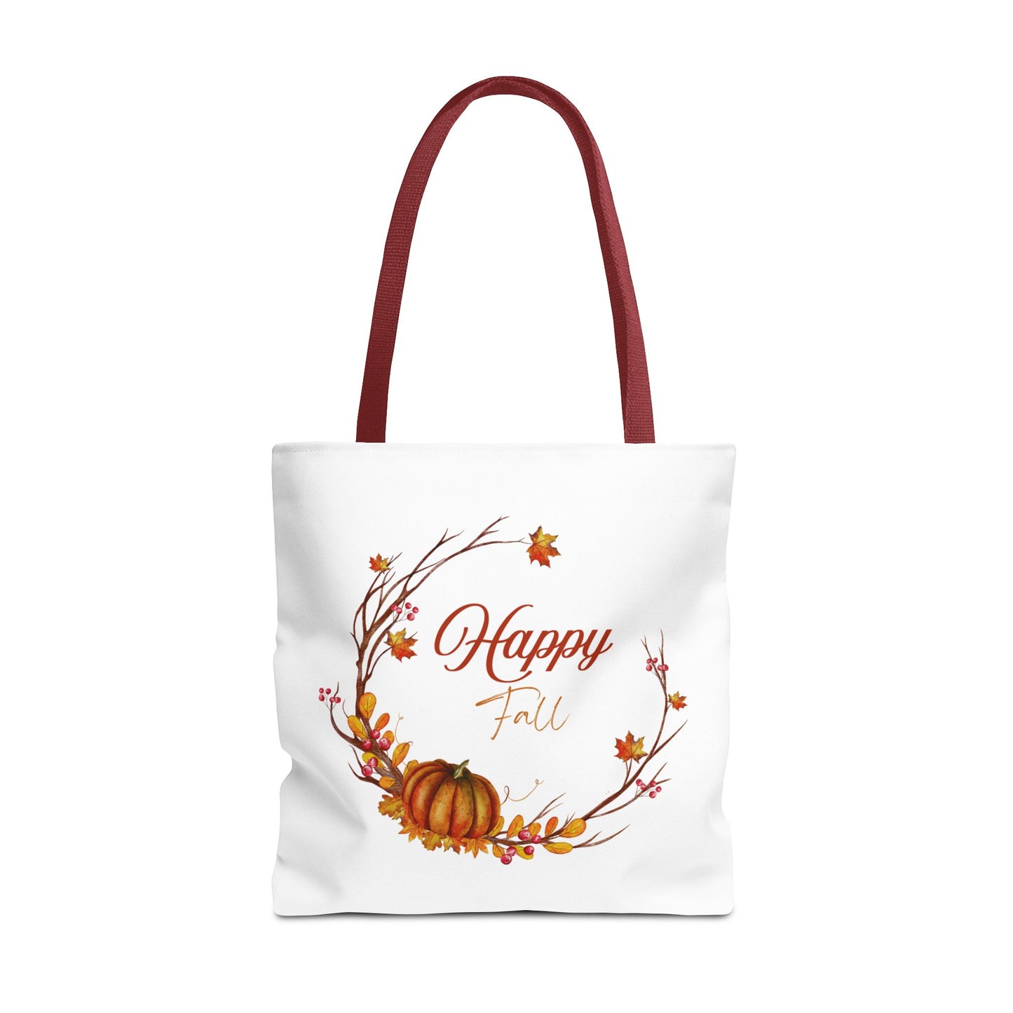 Happy Fall Tote Bag - Cozy Autumn Design