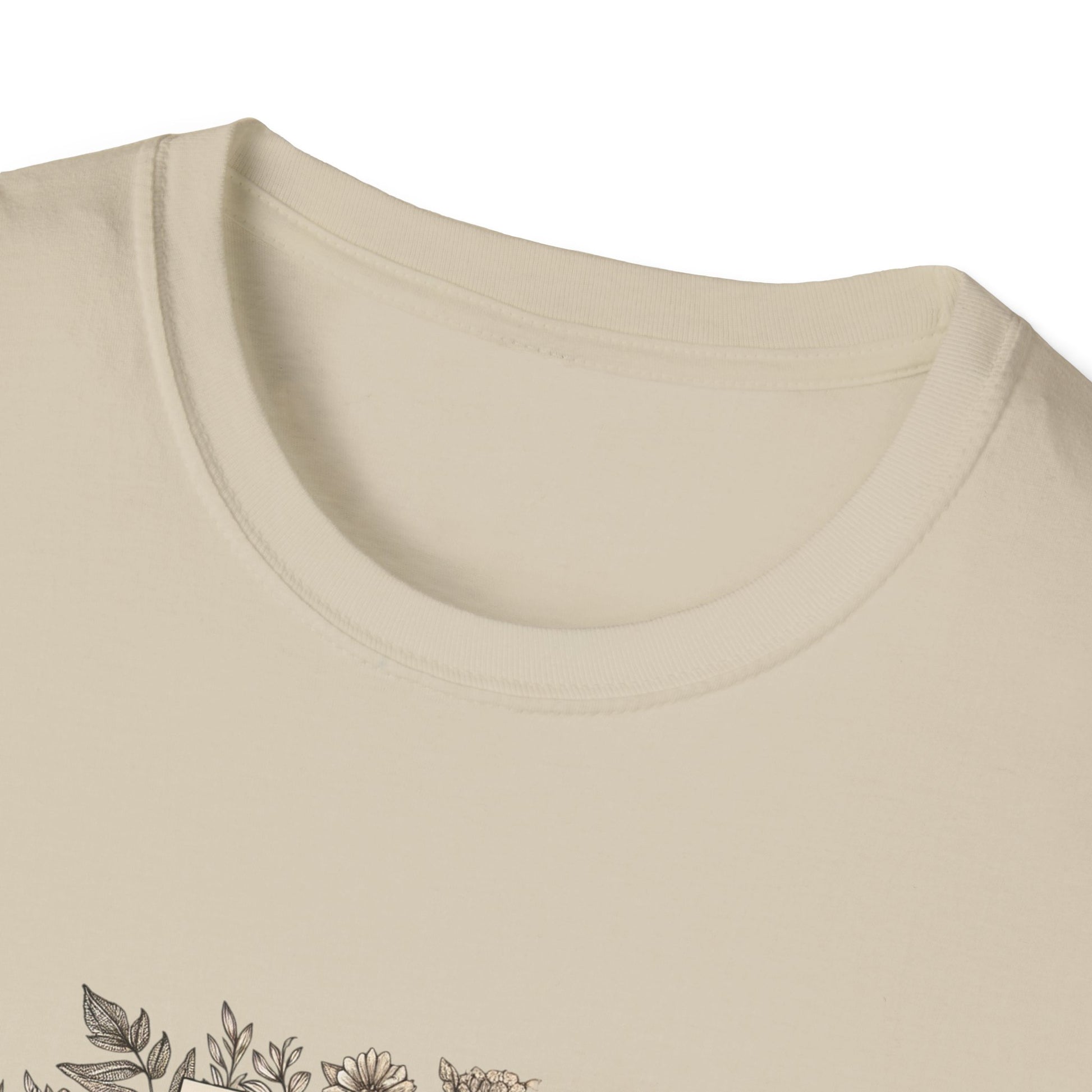 Unisex T-Shirt - Vintage Writing "Story Begins" for Book Lovers - The Dreamer's Bookshop.