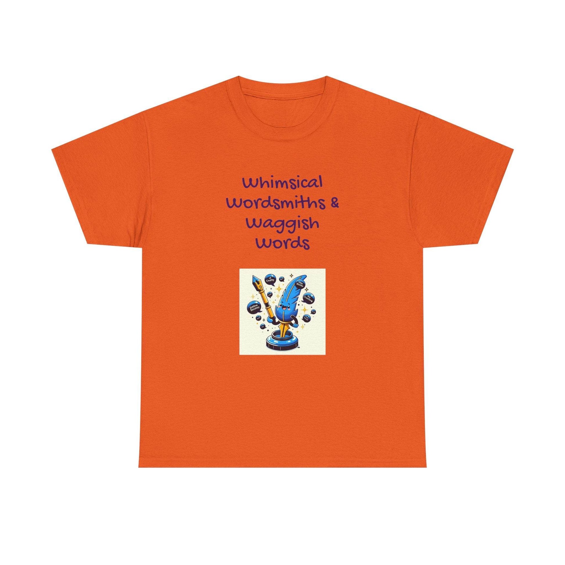 Whimsical Words Unisex Cotton Tee - Fun Graphic T-Shirt for Word Lovers - The Dreamer's Bookshop.