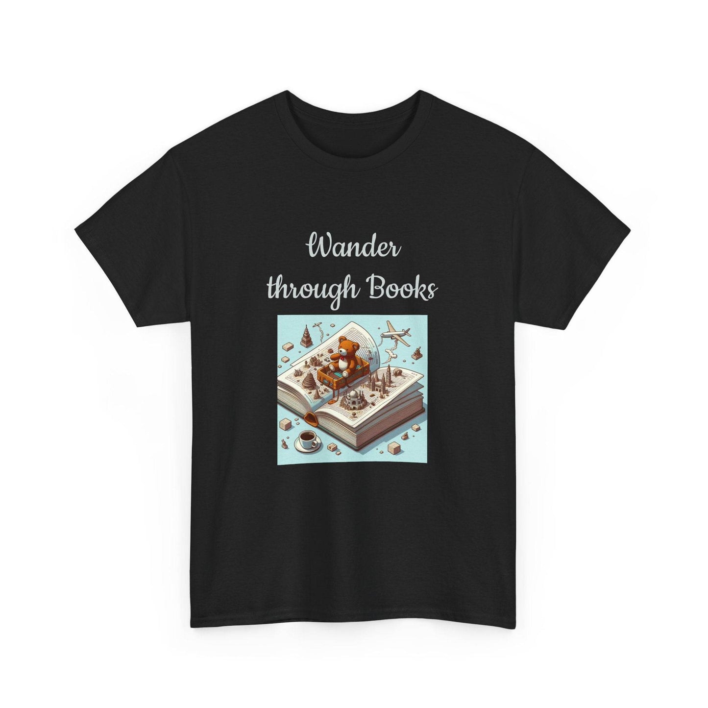 Wander - A Unisex Heavy Cotton Tee - Perfect Gift for Book Lovers - The Dreamer's Bookshop.