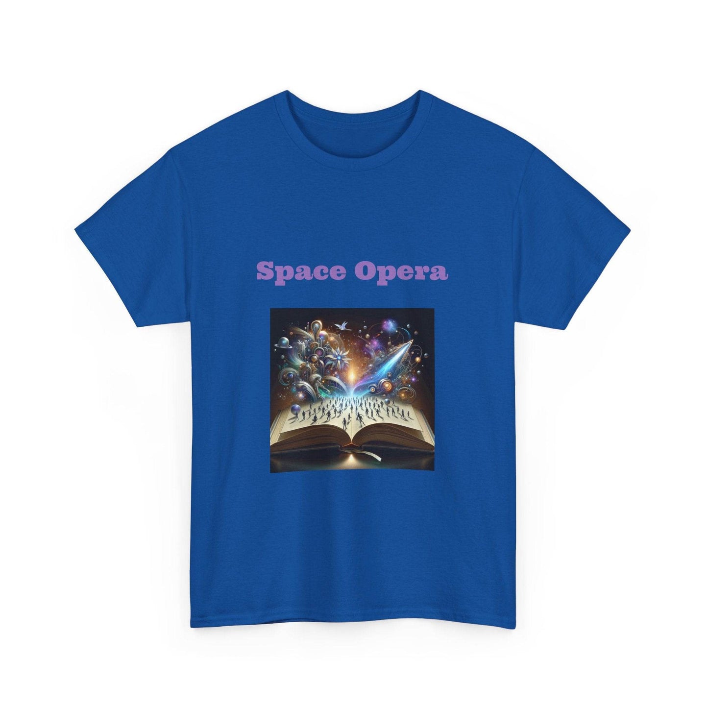 Space Opera - Graphic Tee - Unisex Heavy Cotton T-Shirt Sci-Fi Books - The Dreamer's Bookshop.