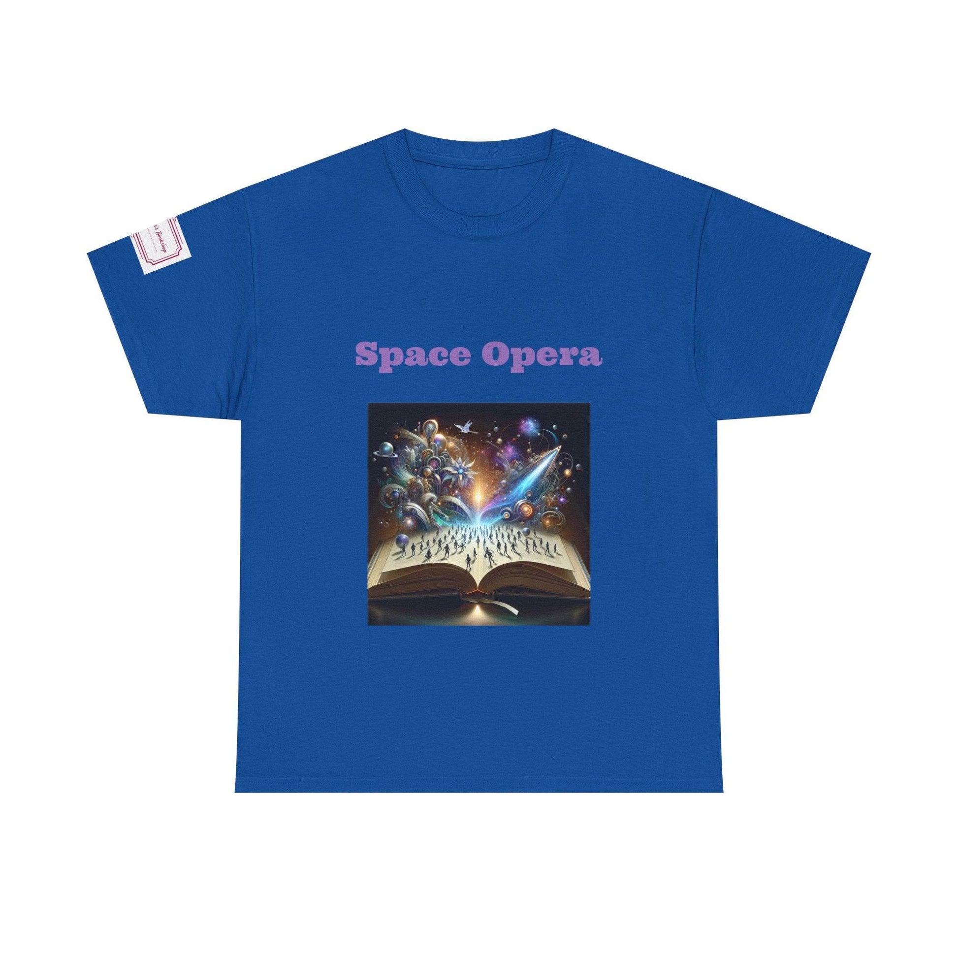 Space Opera - Graphic Unisex Heavy Cotton Tee - Sci-Fi Books - The Dreamer's Bookshop.
