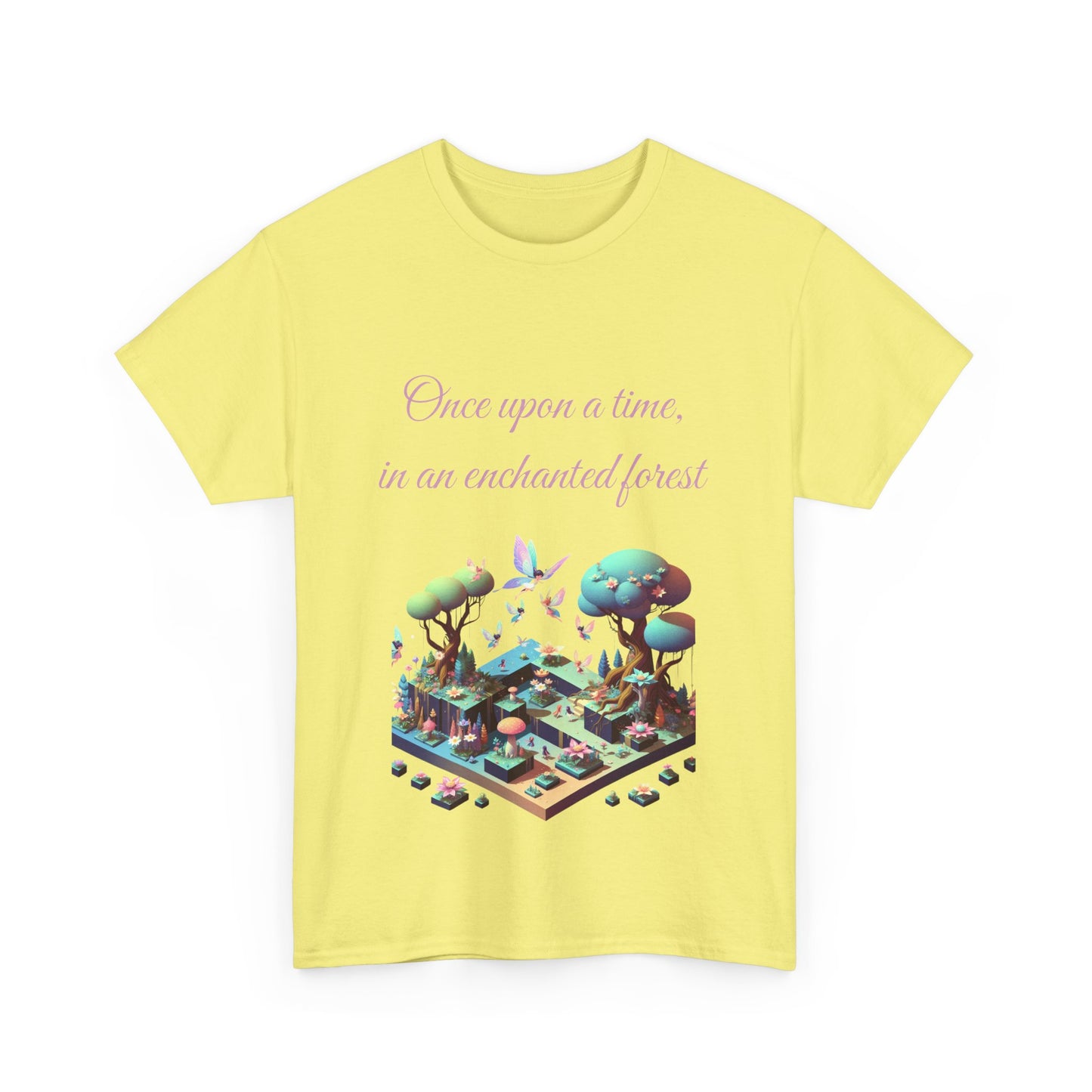 Book Lover's Unisex Heavy Cotton Tee - "Enchanted Forest" - The Dreamer's Bookshop.