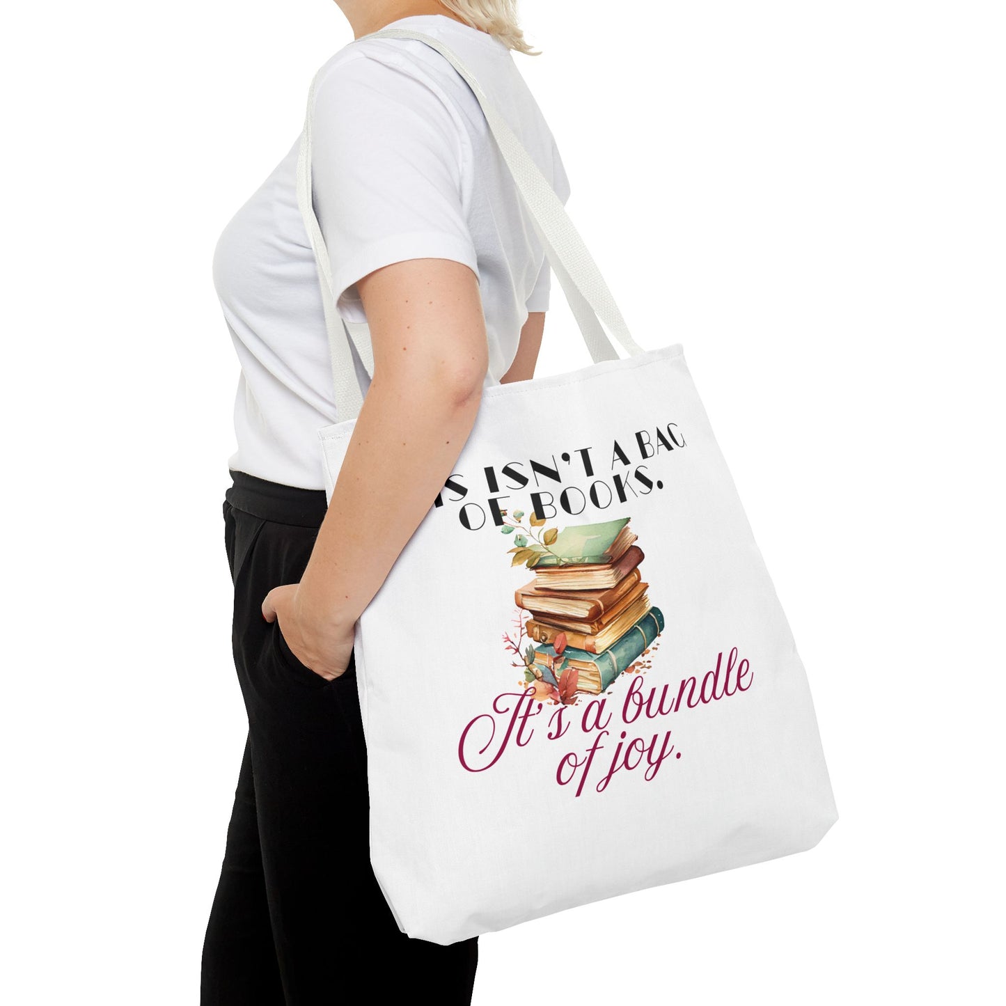 This isn't a Bag of Books - Tote Bag - Cozy Autumn Design