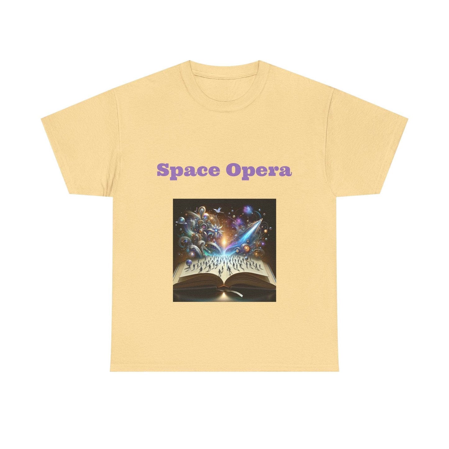 Space Opera - Unisex Heavy Cotton Tee - Sci-Fi Books - The Dreamer's Bookshop.