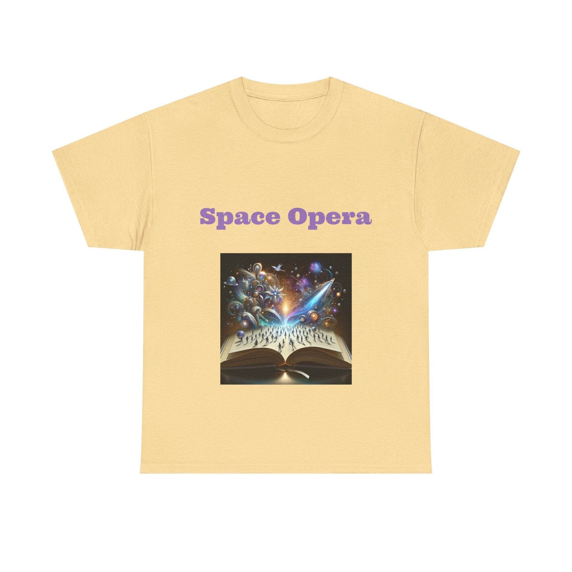 Space Opera - Unisex Heavy Cotton Tee - Sci-Fi Books - The Dreamer's Bookshop.