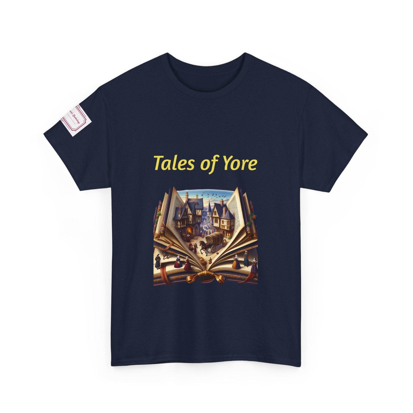 Tales of Yore - Graphic Unisex Heavy Cotton Tee - Historical Books - The Dreamer's Bookshop.