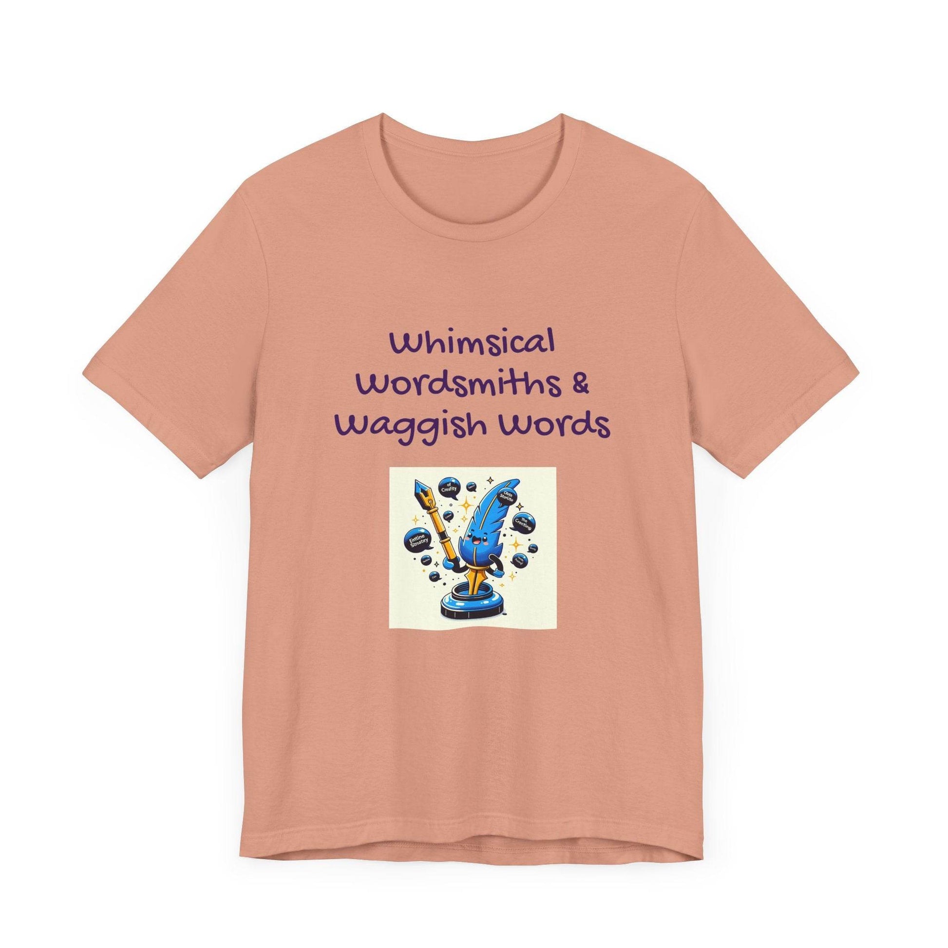 Whimsical Wordsmith Unisex Jersey Tee - Fun Graphic for Writers & Word Lovers - The Dreamer's Bookshop.