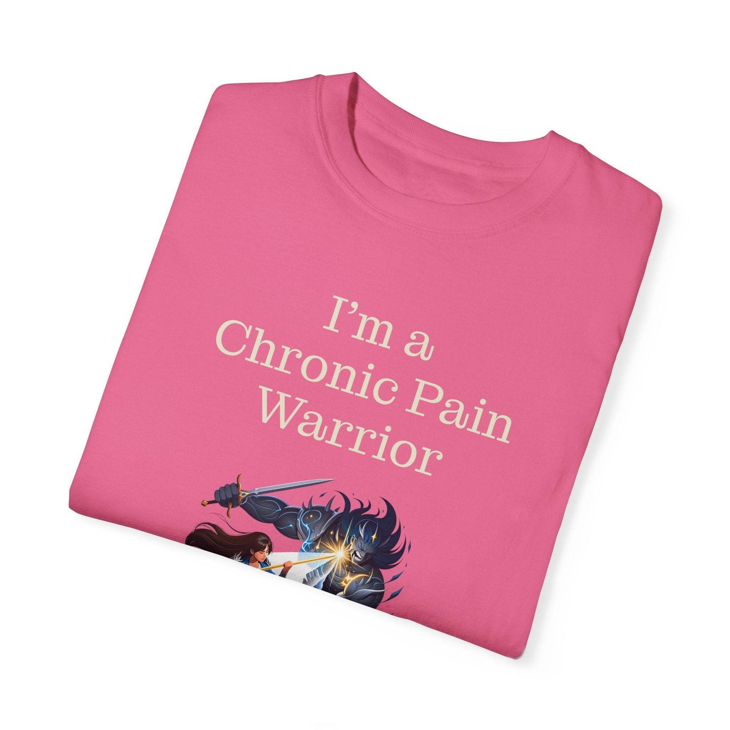 Chronic Pain Warrior Unisex T-Shirt - Empowering Tee for Healthcare Awareness - The Dreamer's Bookshop.