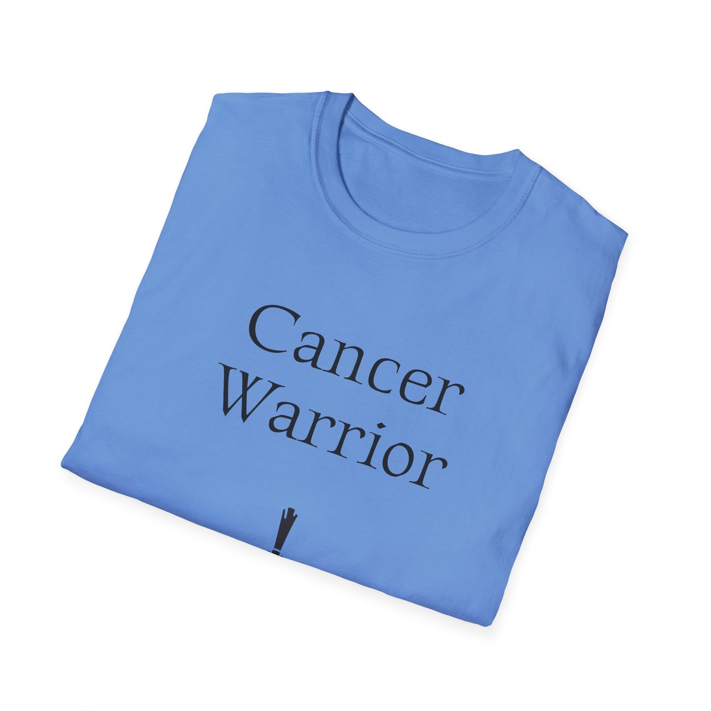 Cancer Warrior Unisex Softstyle T-Shirt - Empowering Battle for Women's Health