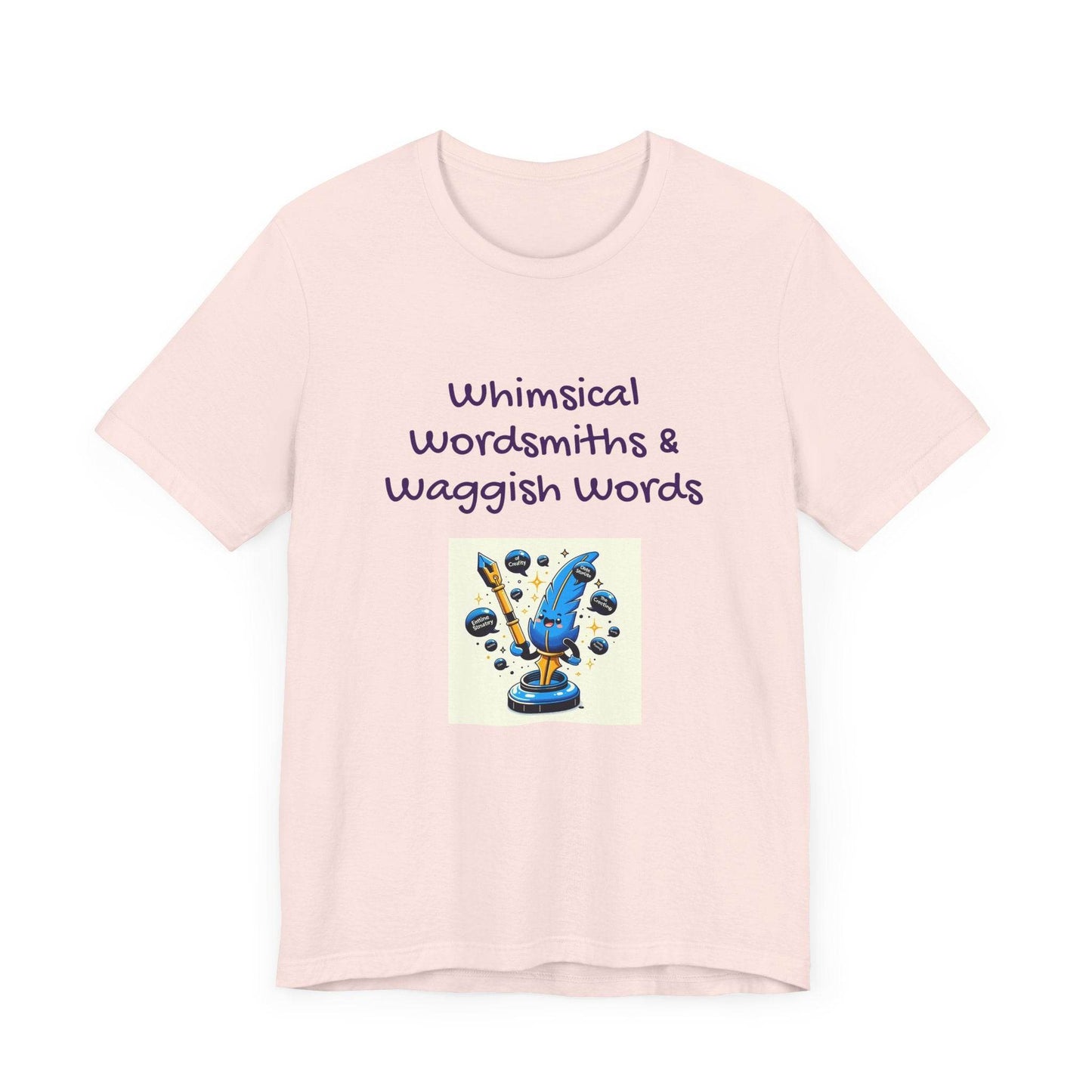Whimsical Wordsmith Unisex Jersey Tee - Fun Graphic for Writers & Word Lovers - The Dreamer's Bookshop.