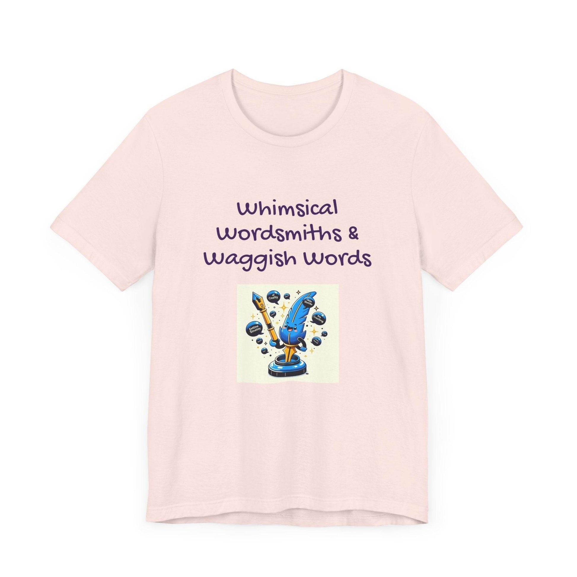Whimsical Wordsmith Unisex Jersey Tee - Fun Graphic for Writers & Word Lovers - The Dreamer's Bookshop.