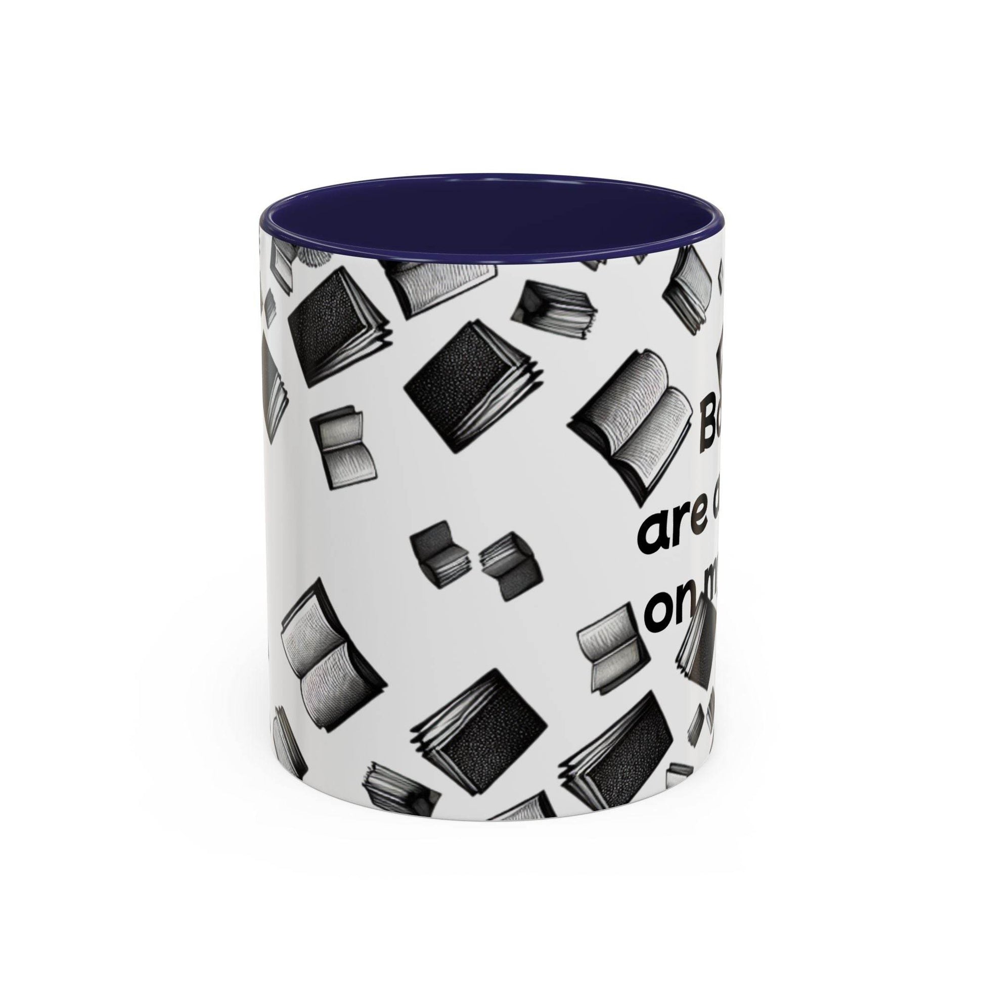 Books on My Mind Accent Coffee Mug - Perfect for Book Lovers - The Dreamer's Bookshop.
